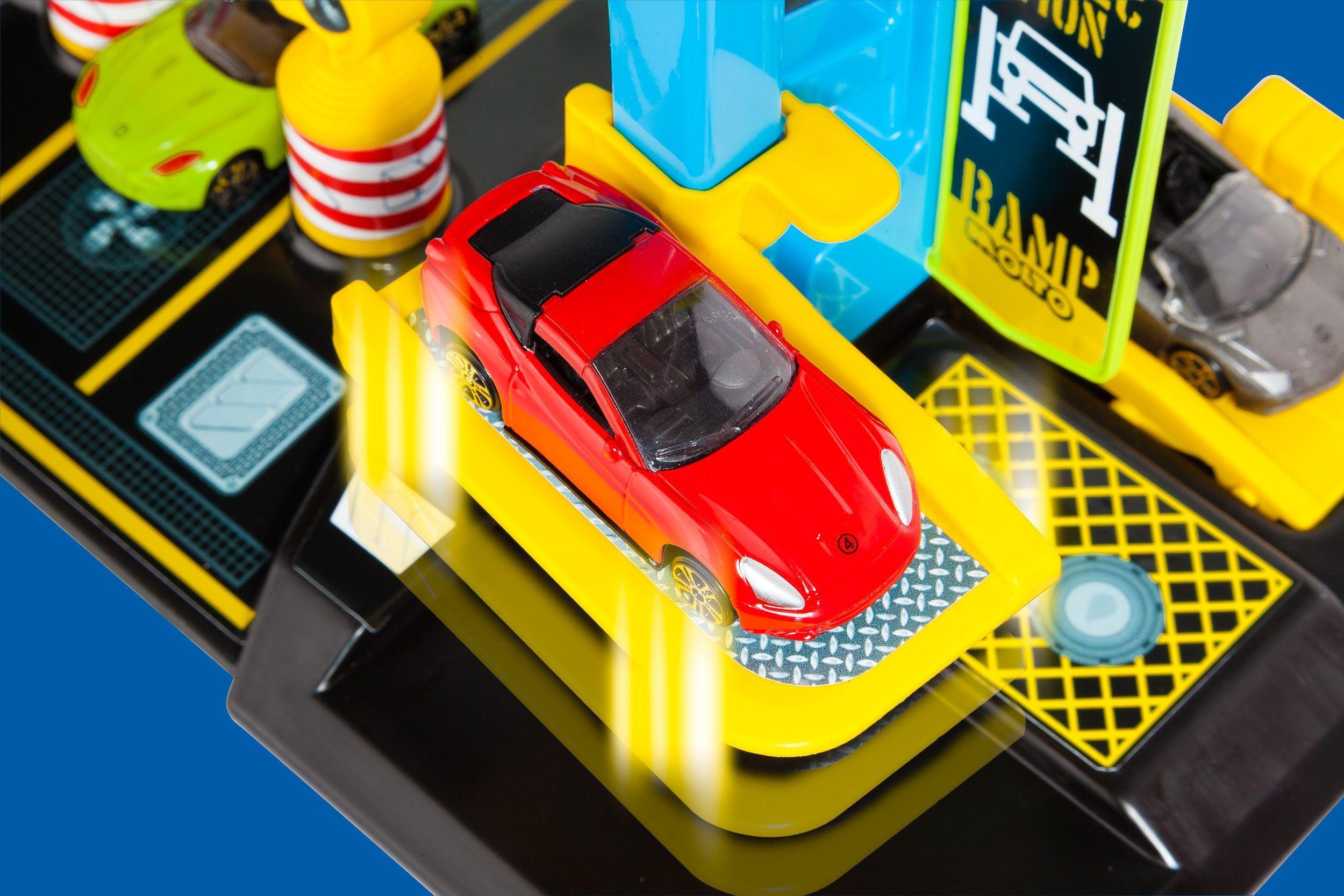 Pista de Autos con 4 Plantas + 5 Autos + Pistas MOLTO-2