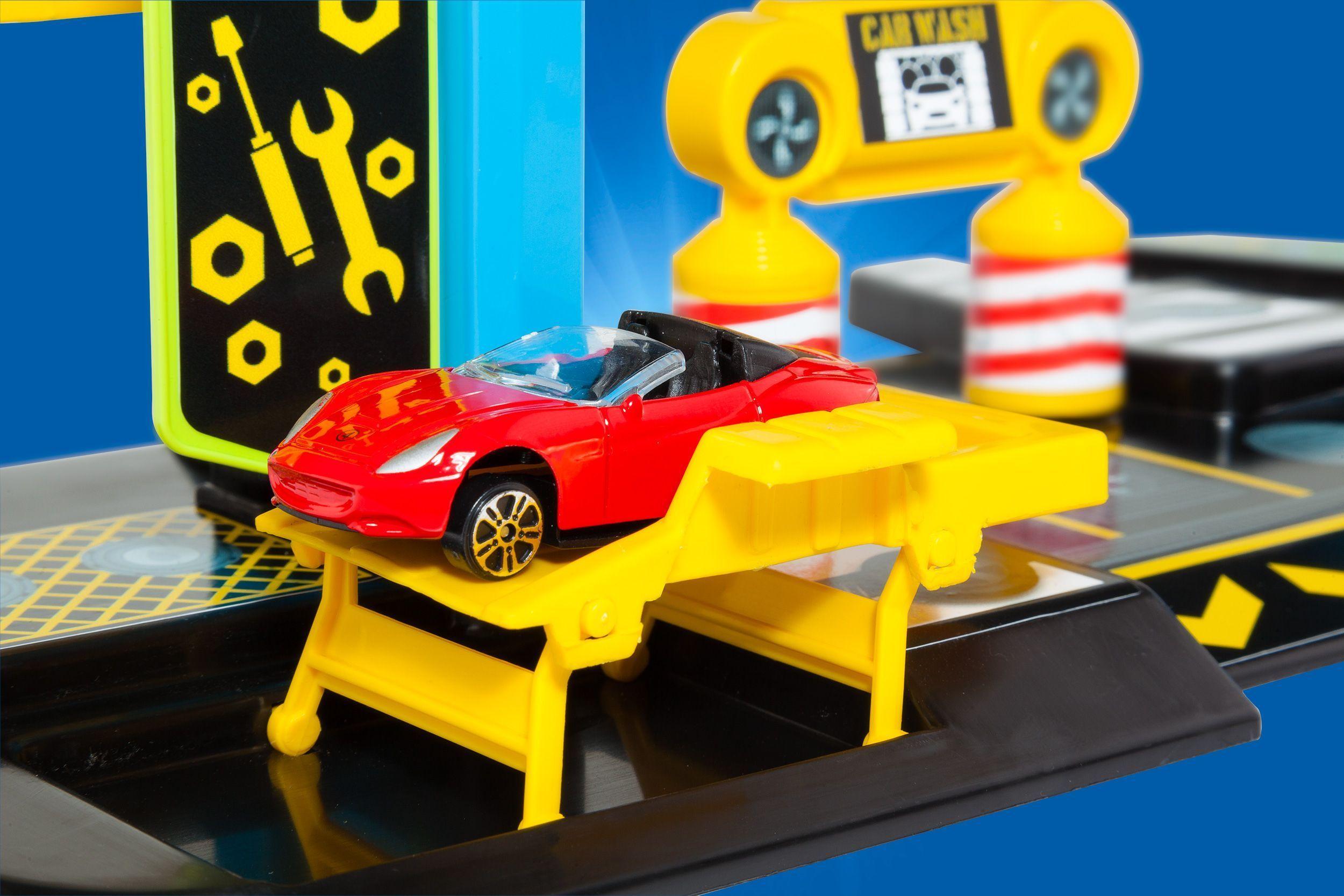 Pista de Autos con 4 Plantas + 5 Autos + Pistas MOLTO-3