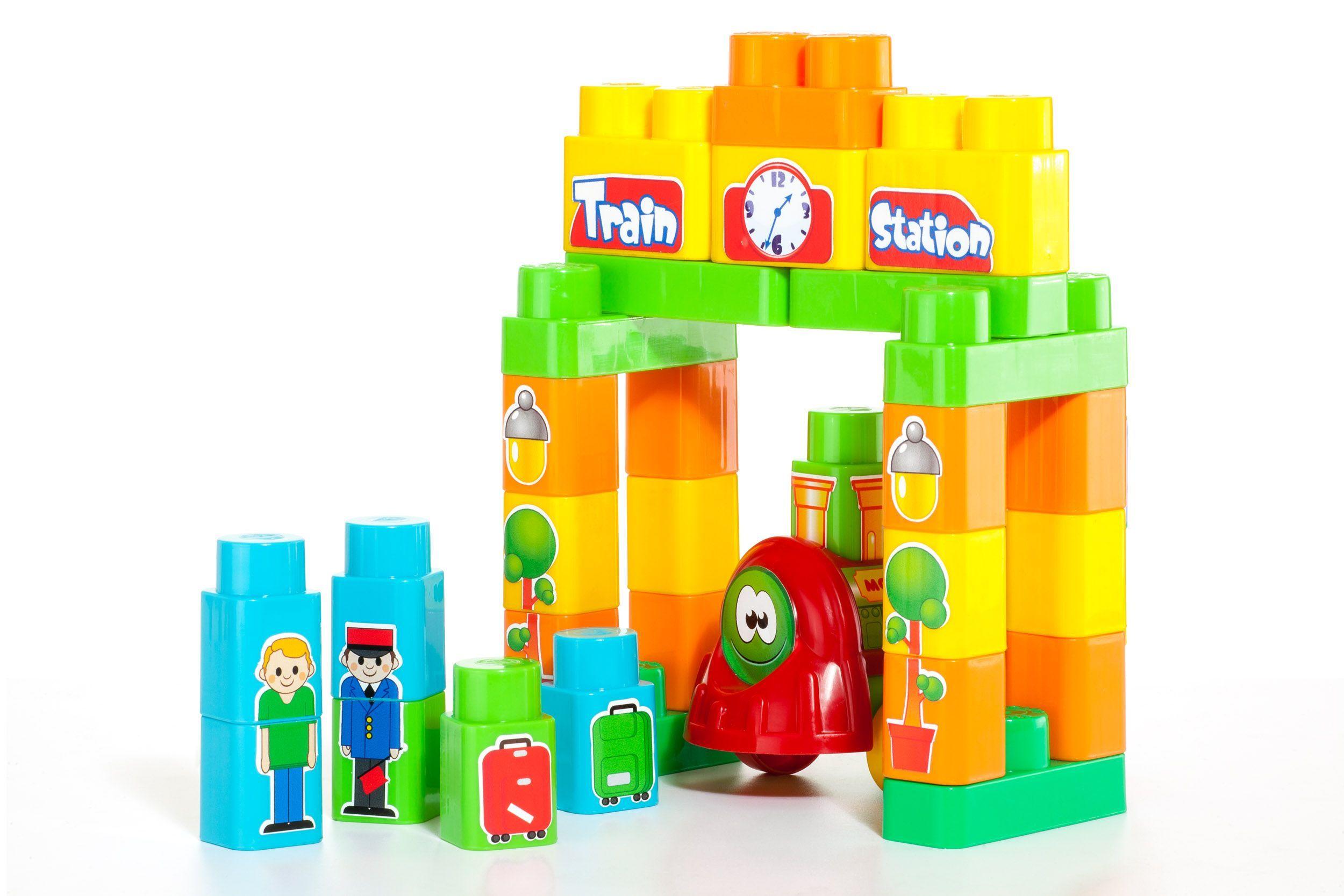 Tren Bloques 70 pcs. - Molto-1