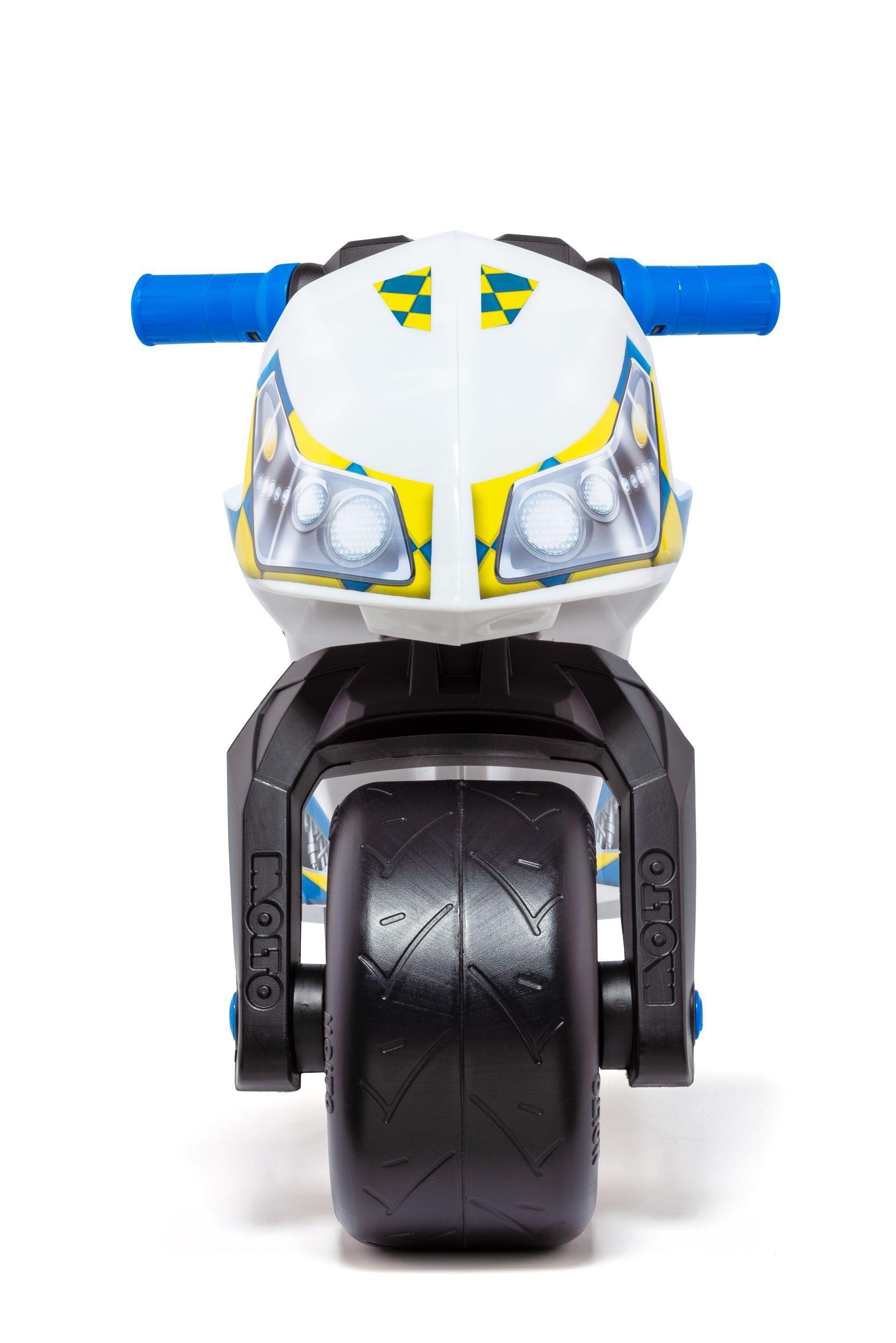 Moto Correpasillos Molto Cross Policia Blanca-2