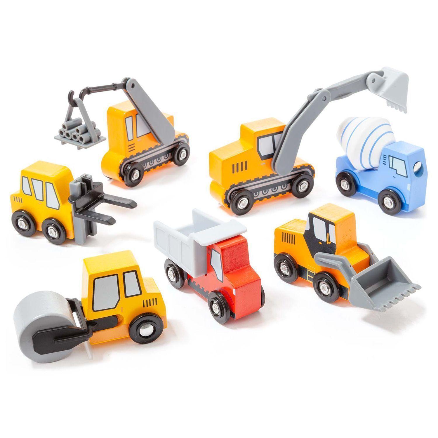 Set Camiones de Construcción de Madera MOLTO-1