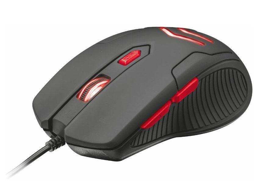 Combo Kit Trust Ziva Gaming Mouse Y Mousepad Bundl-2