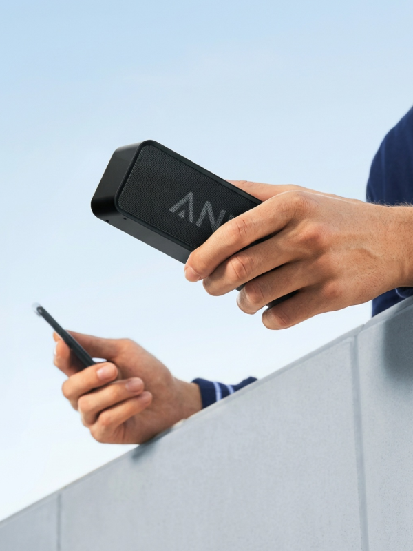 Parlante Bluetooth Anker Soundcore 2 Resistente Al Agua Color Negro-3