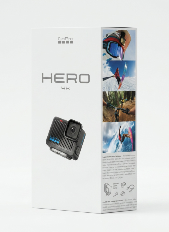 Camara GoPro Hero 4K CHDHF 131 AT Color Negro-4