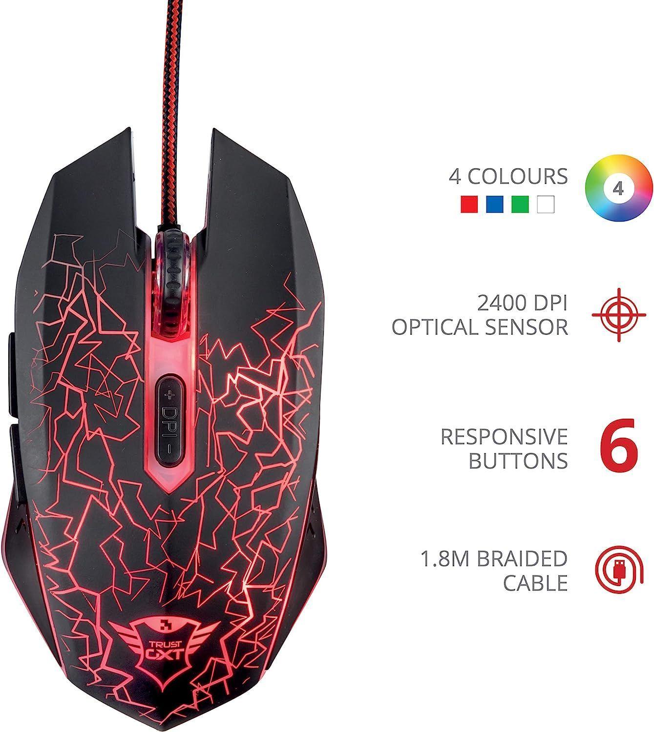 Mouse Gaming Trust Izza Gxt 105-3