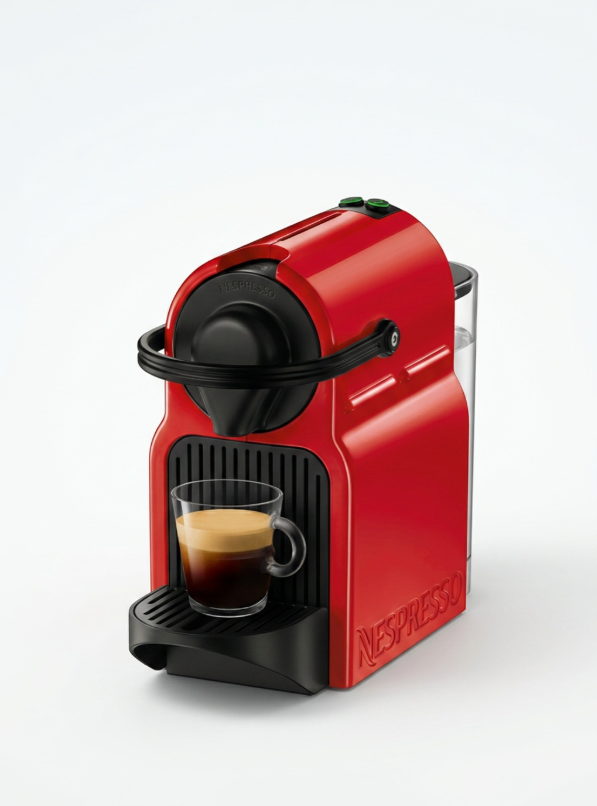 Cafetera Nespresso Inissia Roja-0