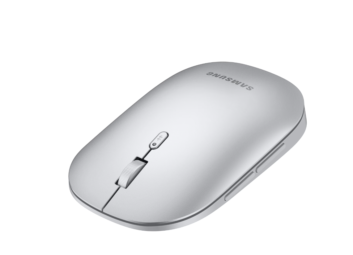 Mouse Slim Bluetooth Samsung Color Plateado-2