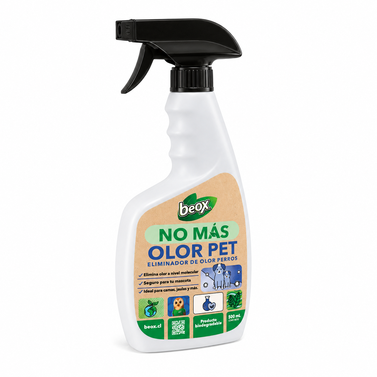 Elimina Destructor Olores Perro Beox 500 Ml-0