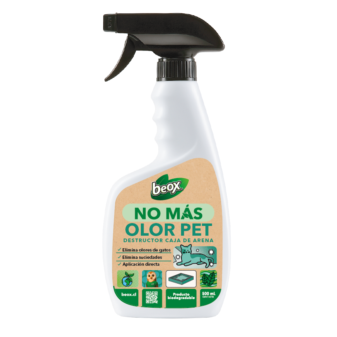 Destructor No Mas Olor Caja De Arena Gatos Beox 500ml-1