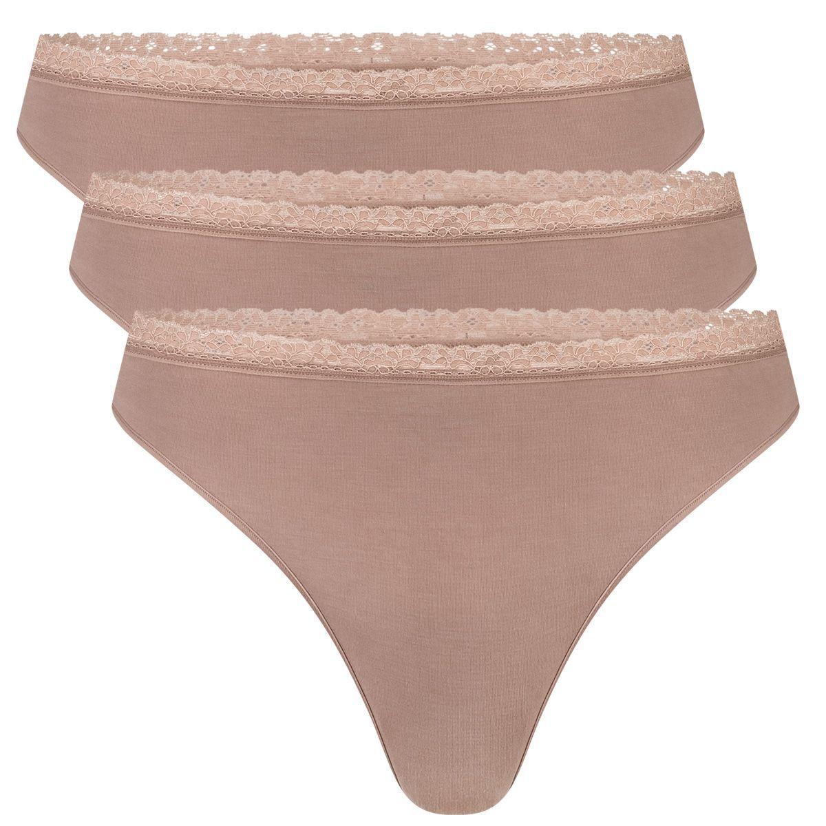 COLALESS DE BAMBU Y ENCAJE PACK DE 3 AMBER-0