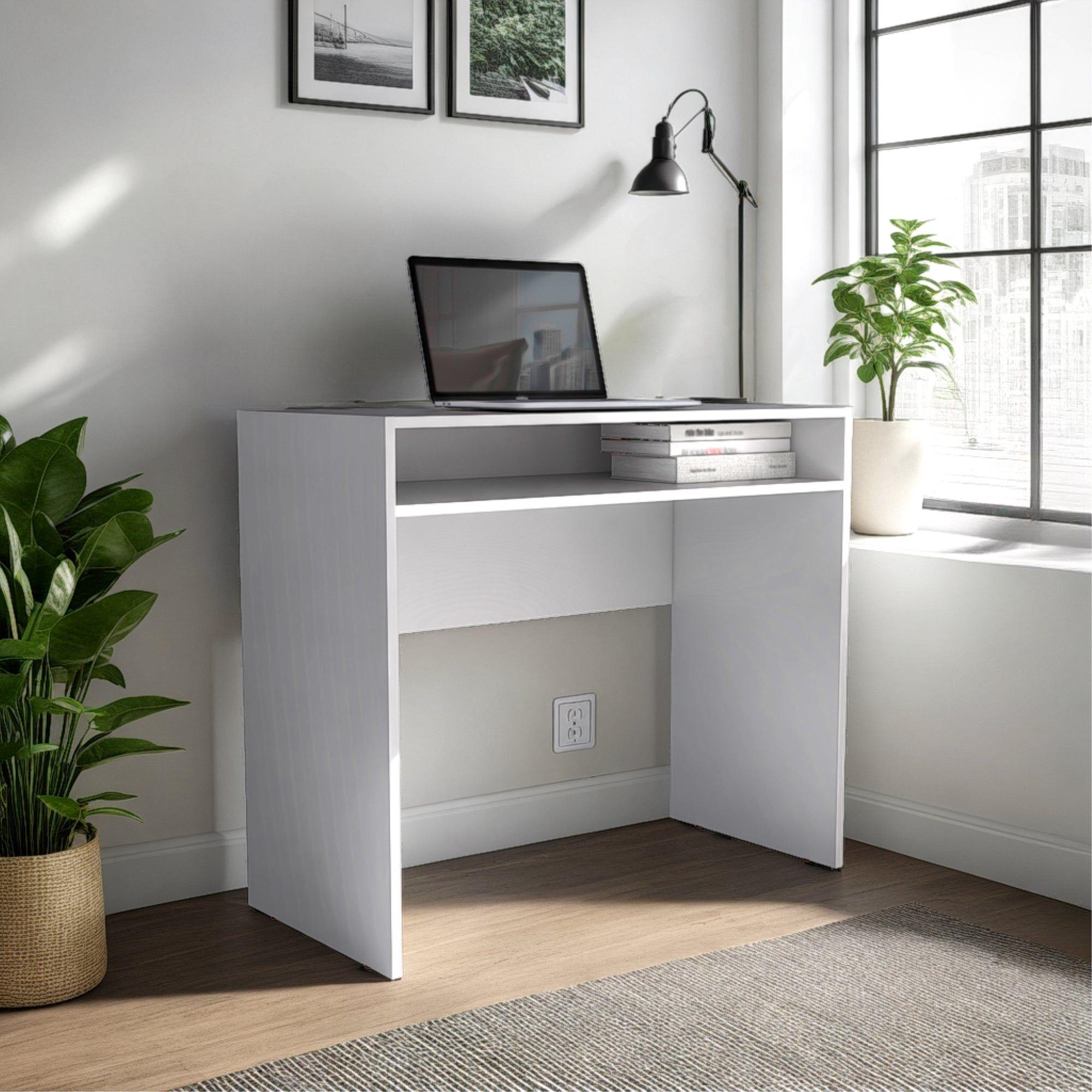 ESCRITORIO 1 REPISA 89,2X77X42,3 CM FM-053B BLANCO-4