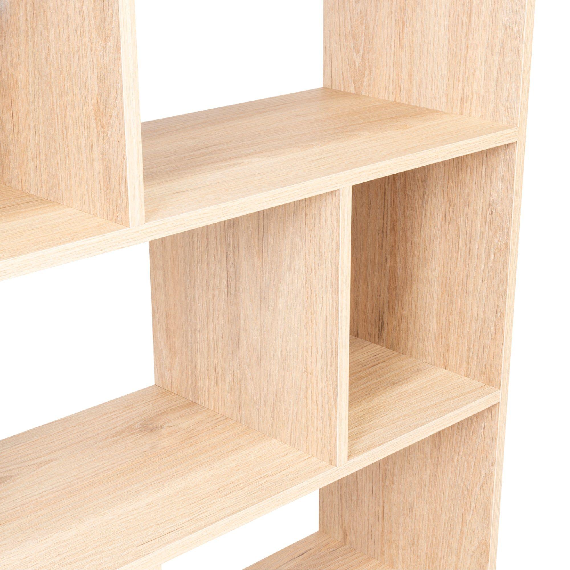 Mueble Biblioteca Organizadora 80,1X122,2X28,8 Cm Café Claro-4