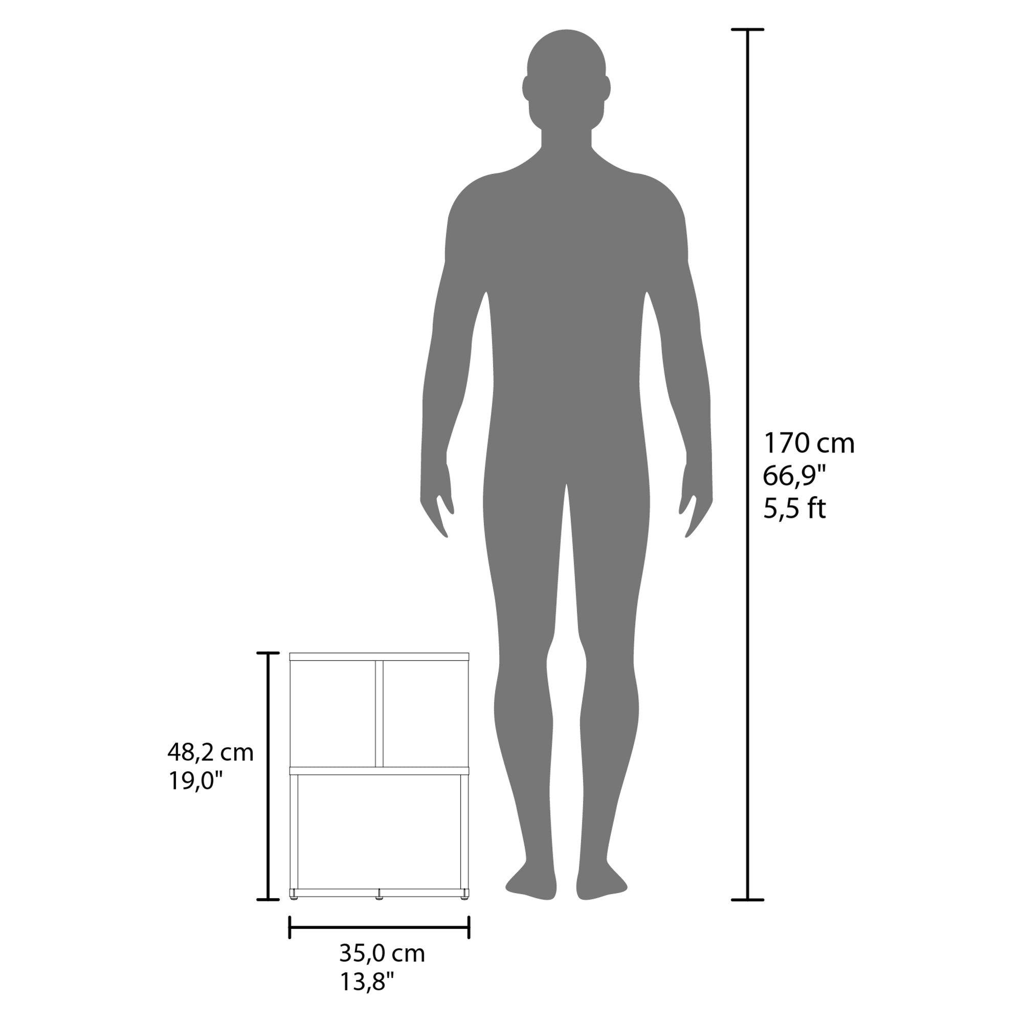 Velador 48,2X35X35 Cm Negro-6