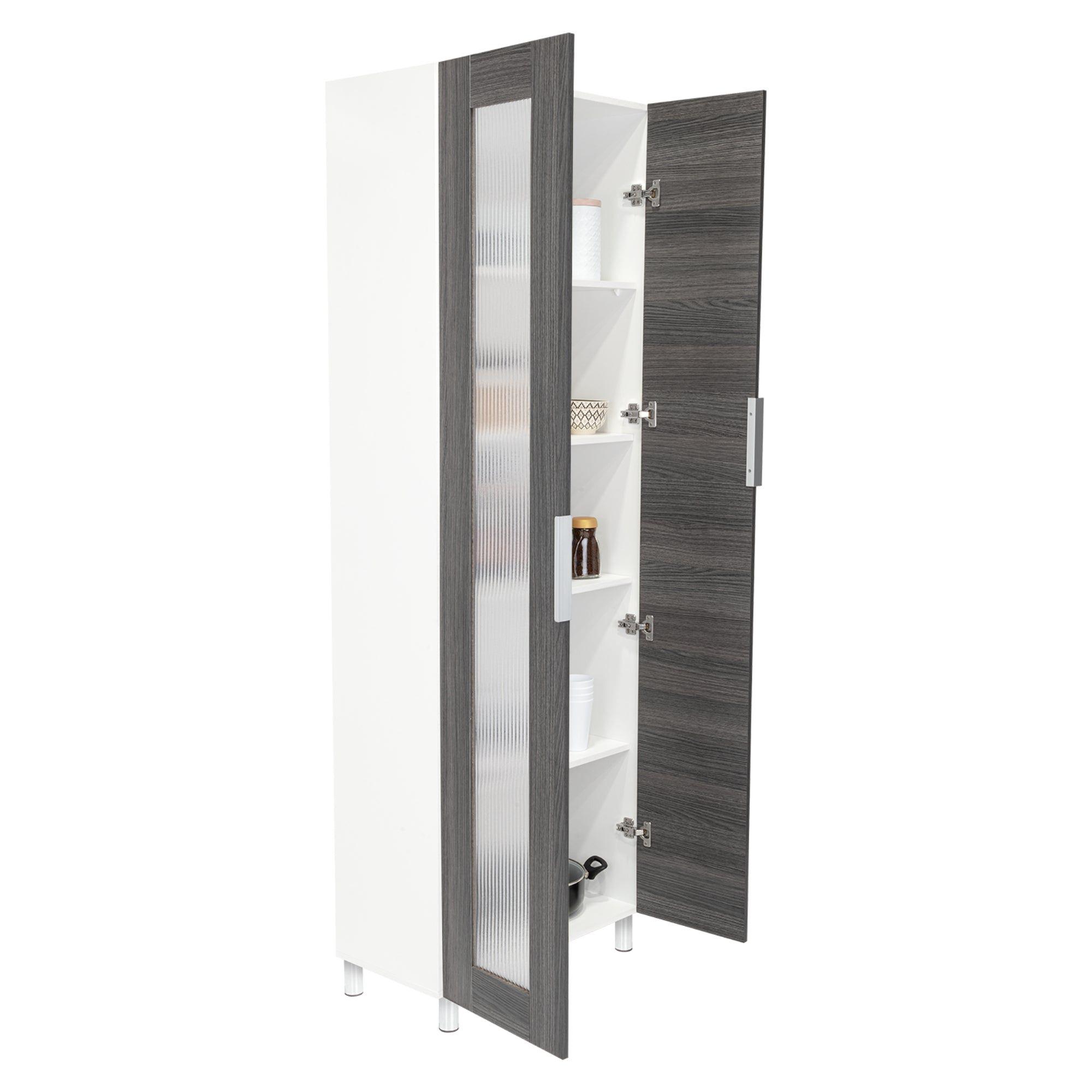 DESPENSA 2 PUERTAS FM-003G GRIS Y BLANCO-3