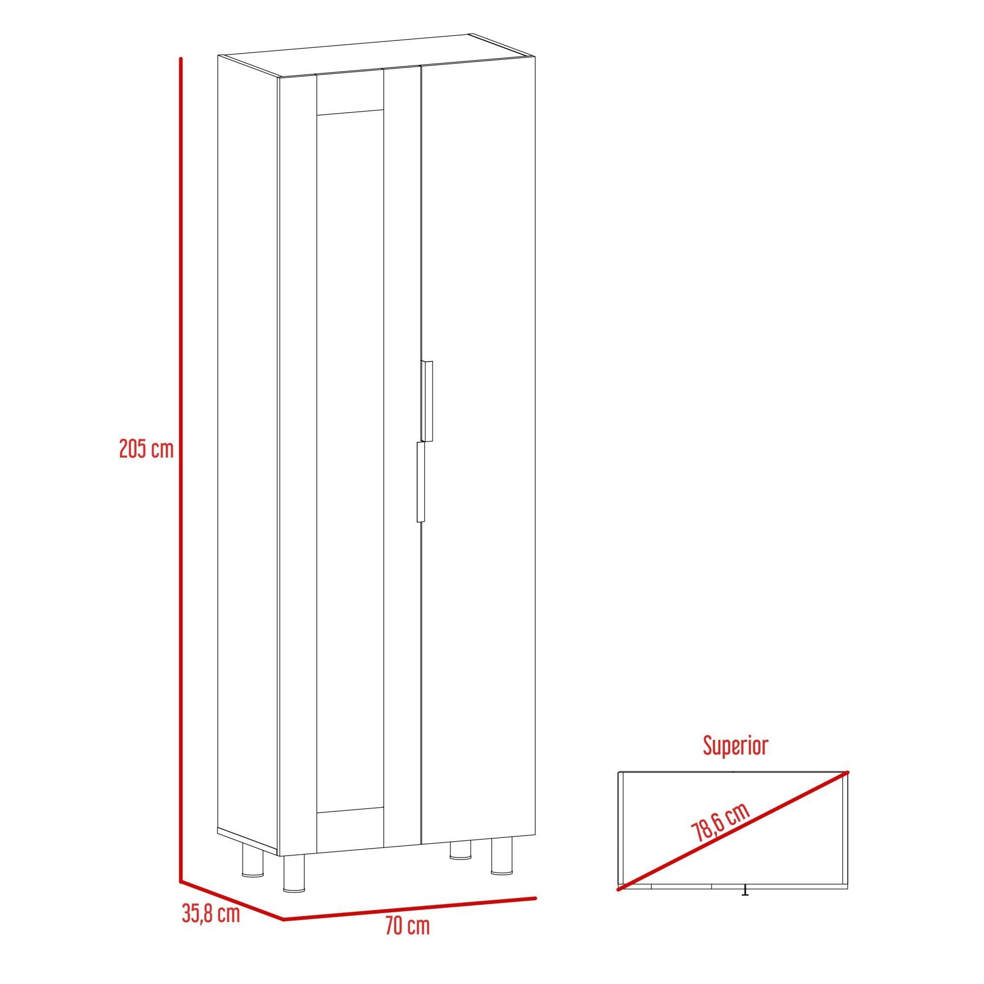 DESPENSA 2 PUERTAS FM-003G GRIS Y BLANCO-6
