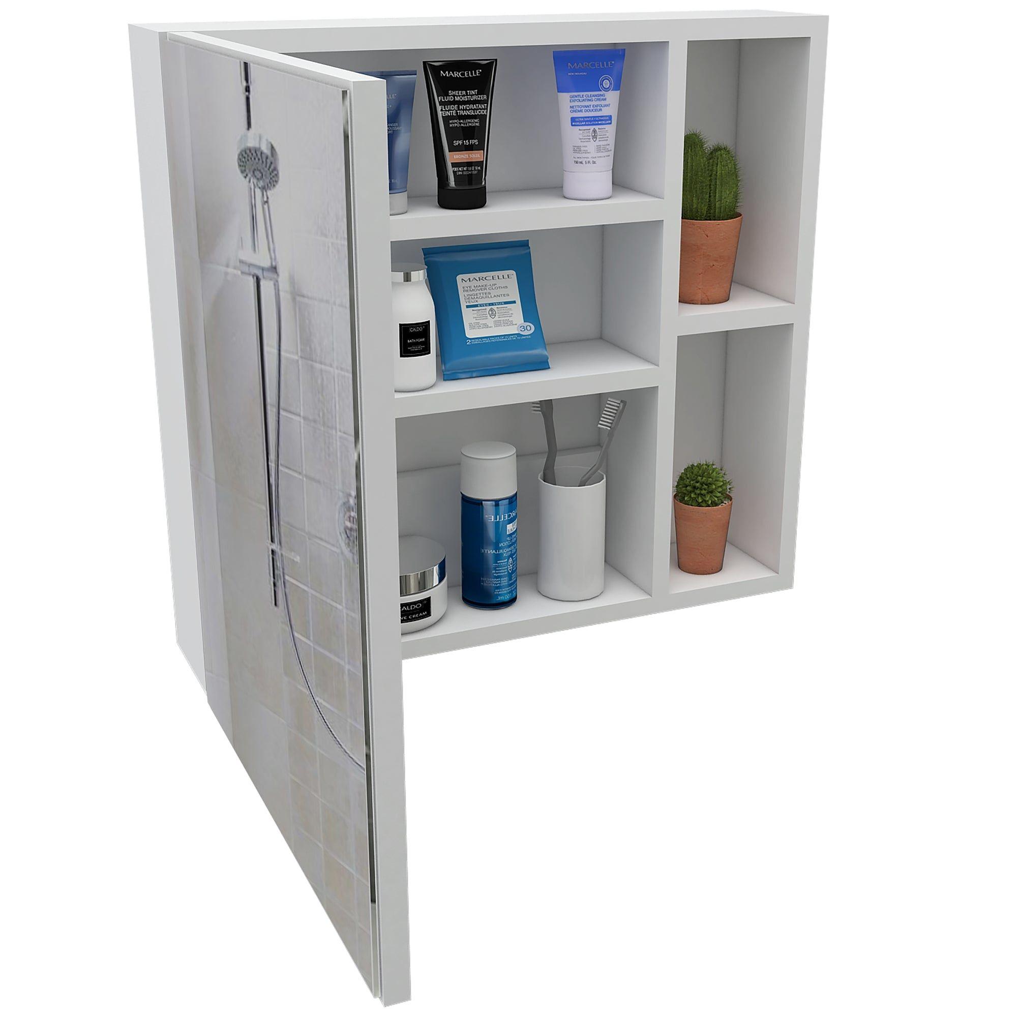 Botiquin De Baño 1 Puerta 47.3X50X12.2 Cm Blanco-2