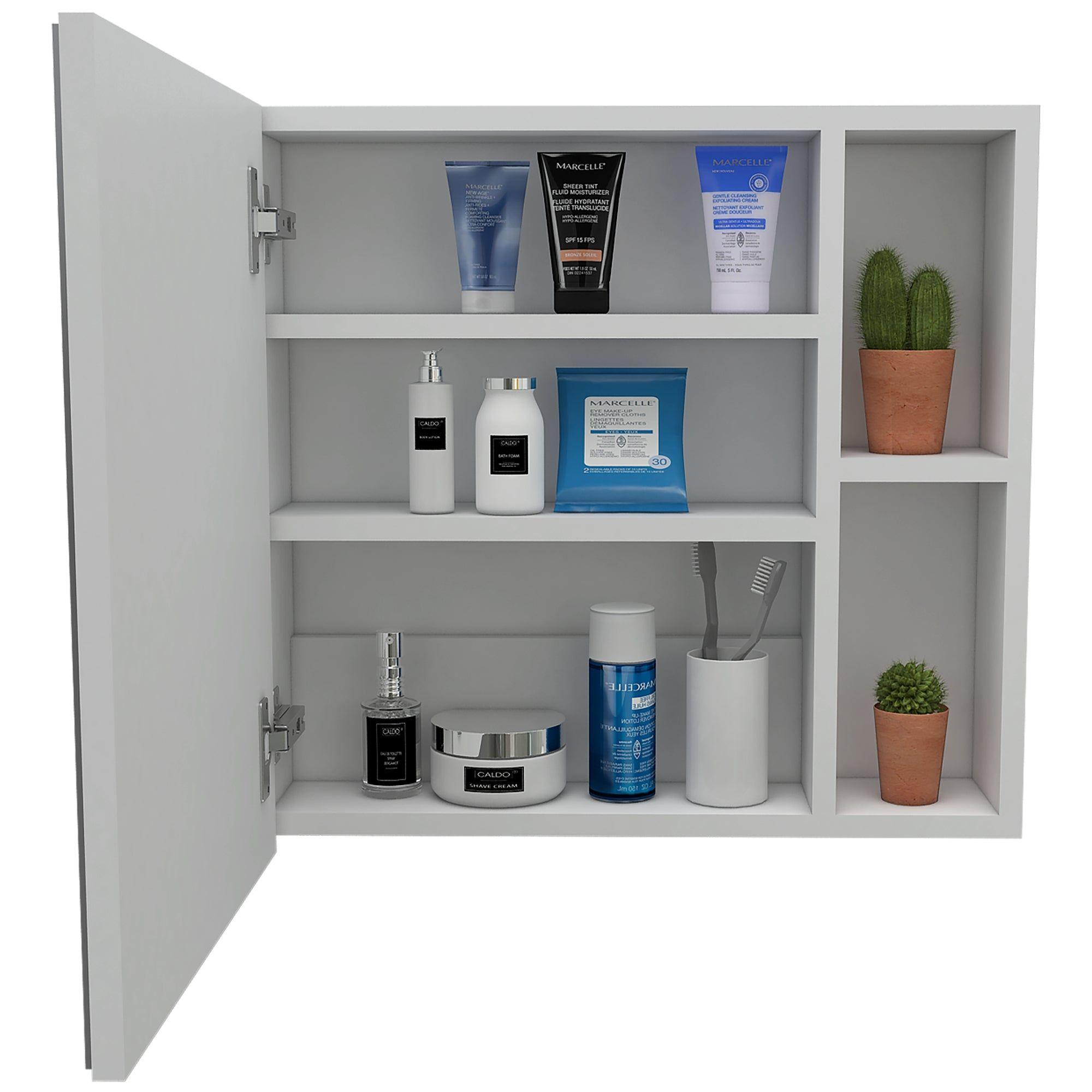 Botiquin De Baño 1 Puerta 47.3X50X12.2 Cm Blanco-3