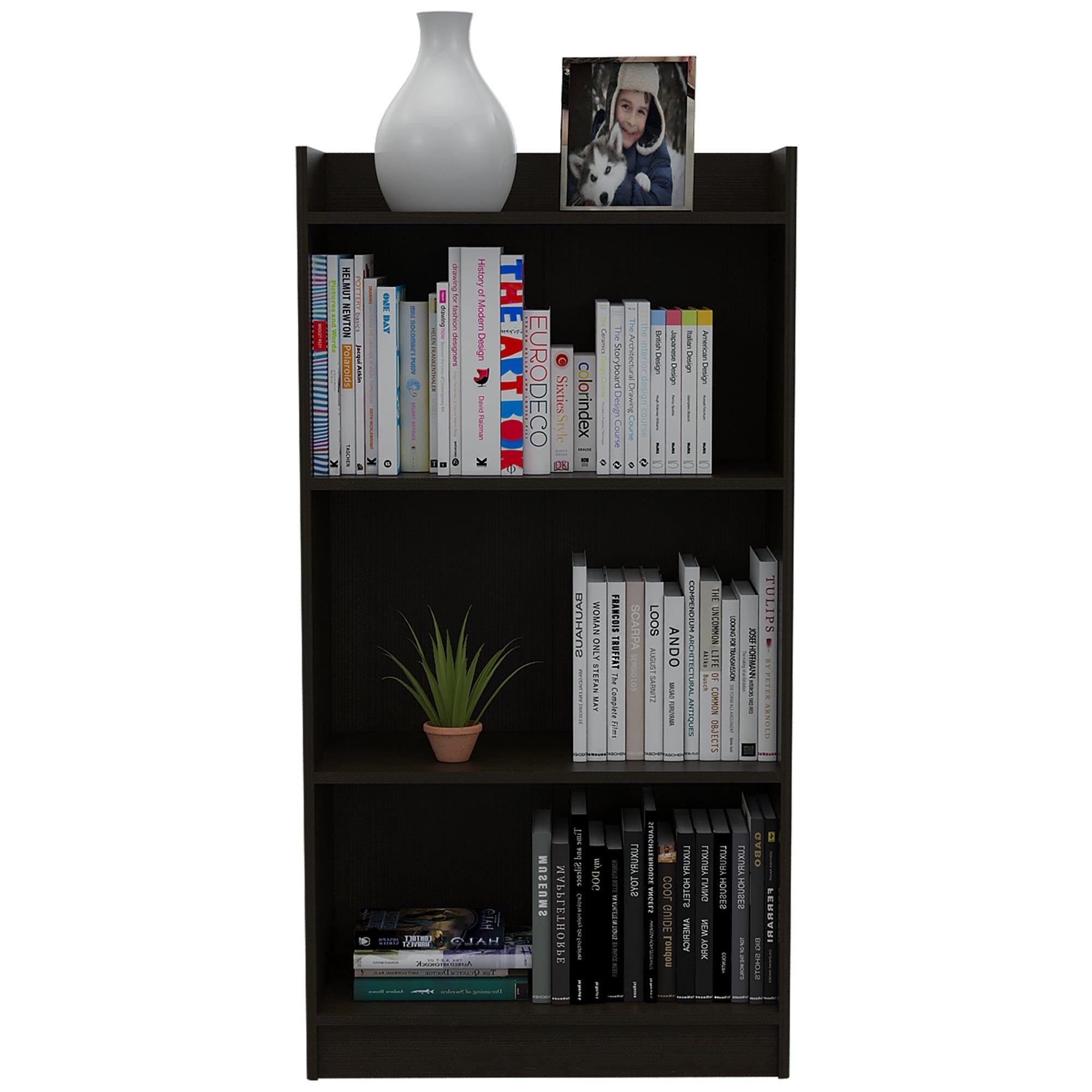 BIBLIOTECA ESTANTE 4 REPISAS  FM-009N NEGRO-3