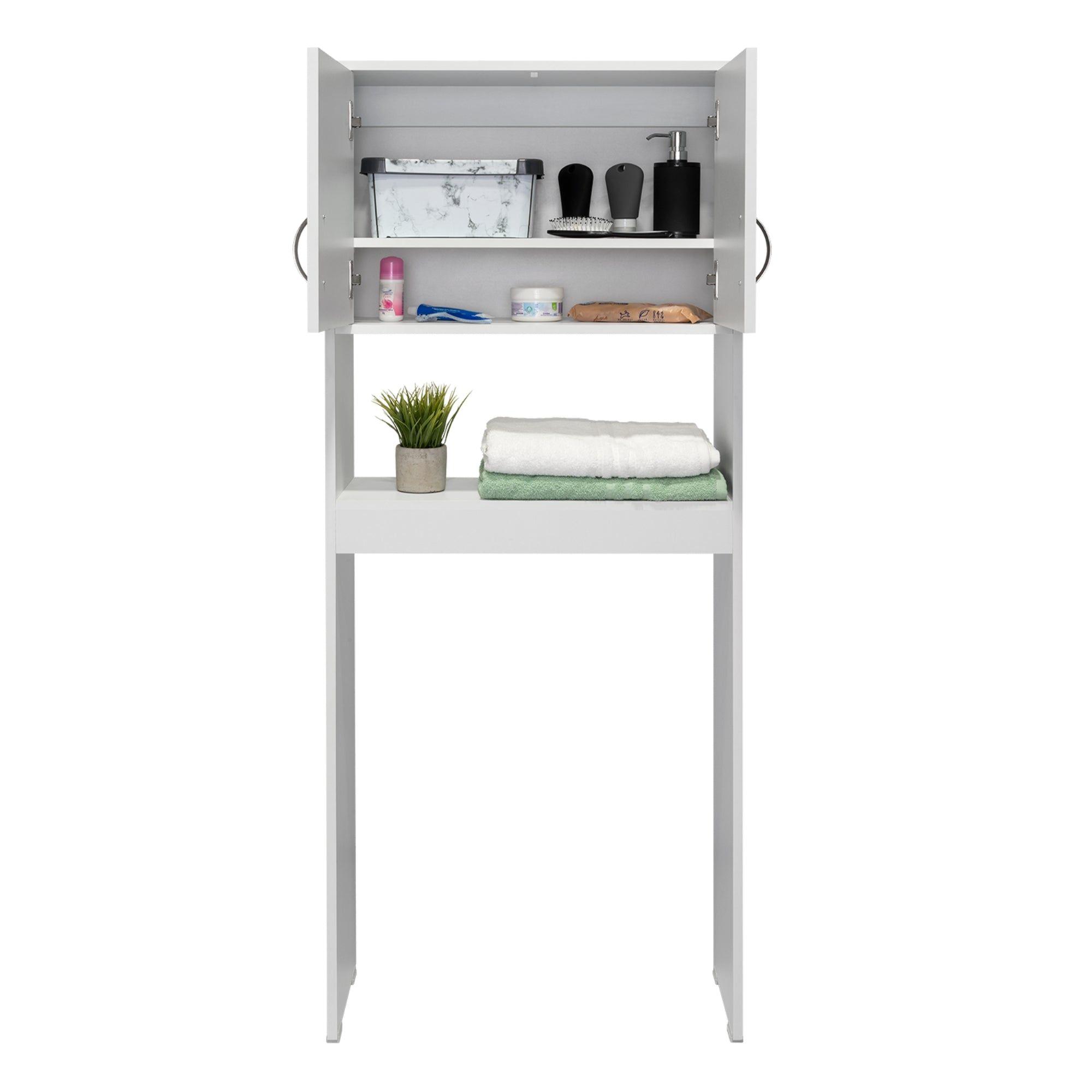 ESTANTE ORGANIZADOR WC 2 PUERTAS FM-013B - BLANCO-2