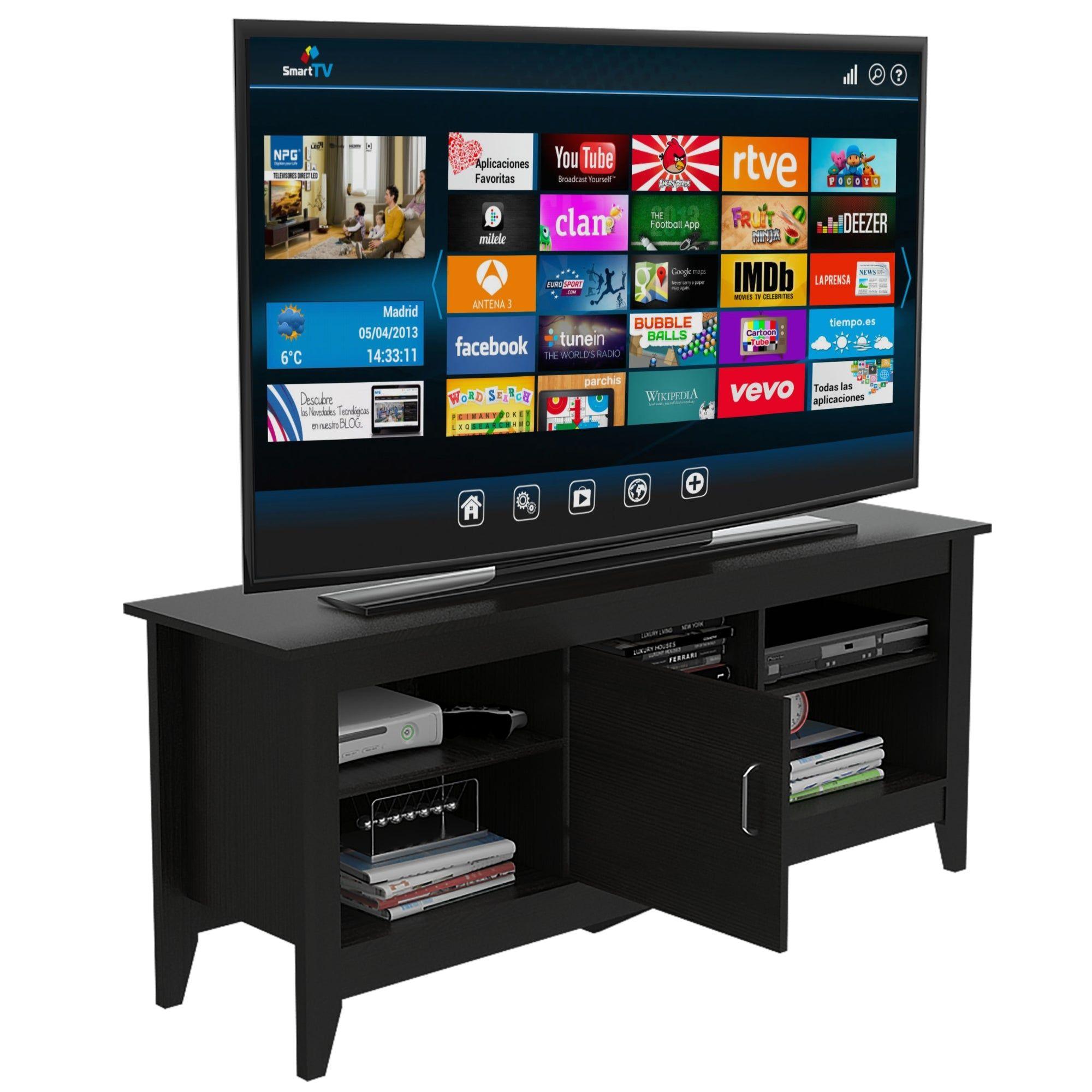 Rack Tv 65" 1 Puerta Fm-005N Negro-3