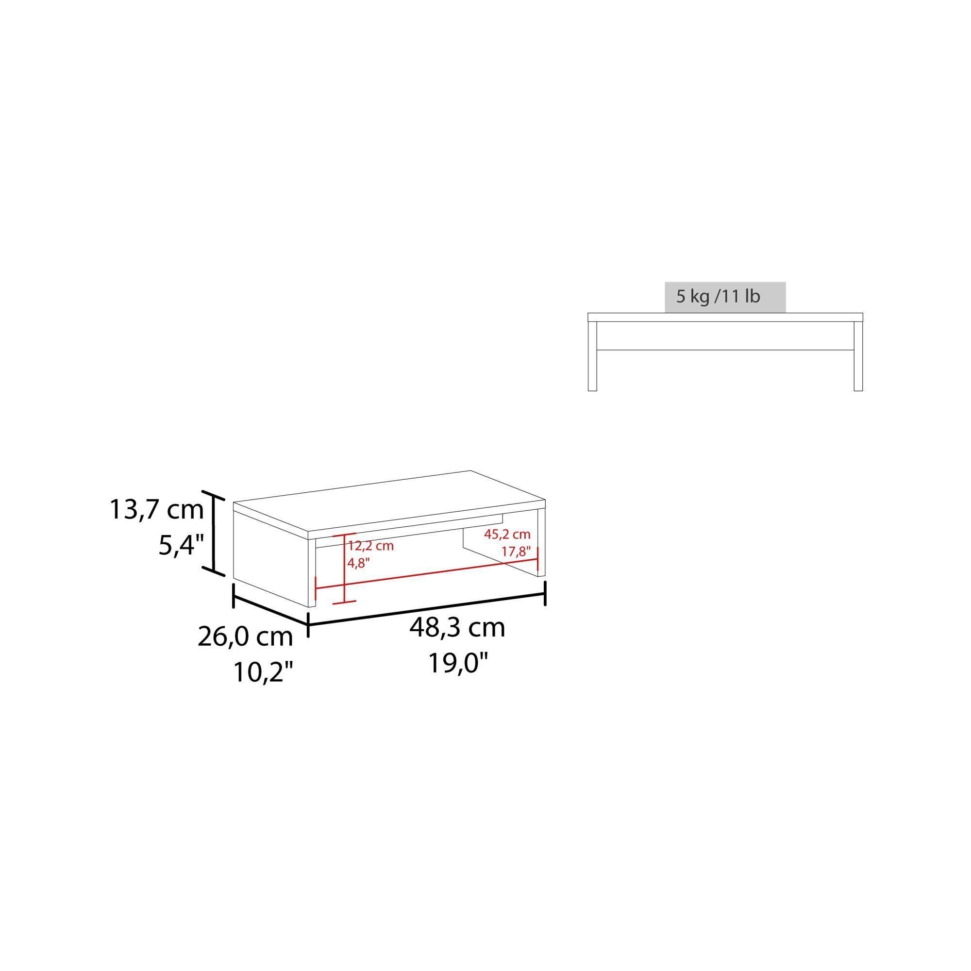 BASE DE MONITOR 13,9X48,3X26 CM FM-001N NEGRO-5