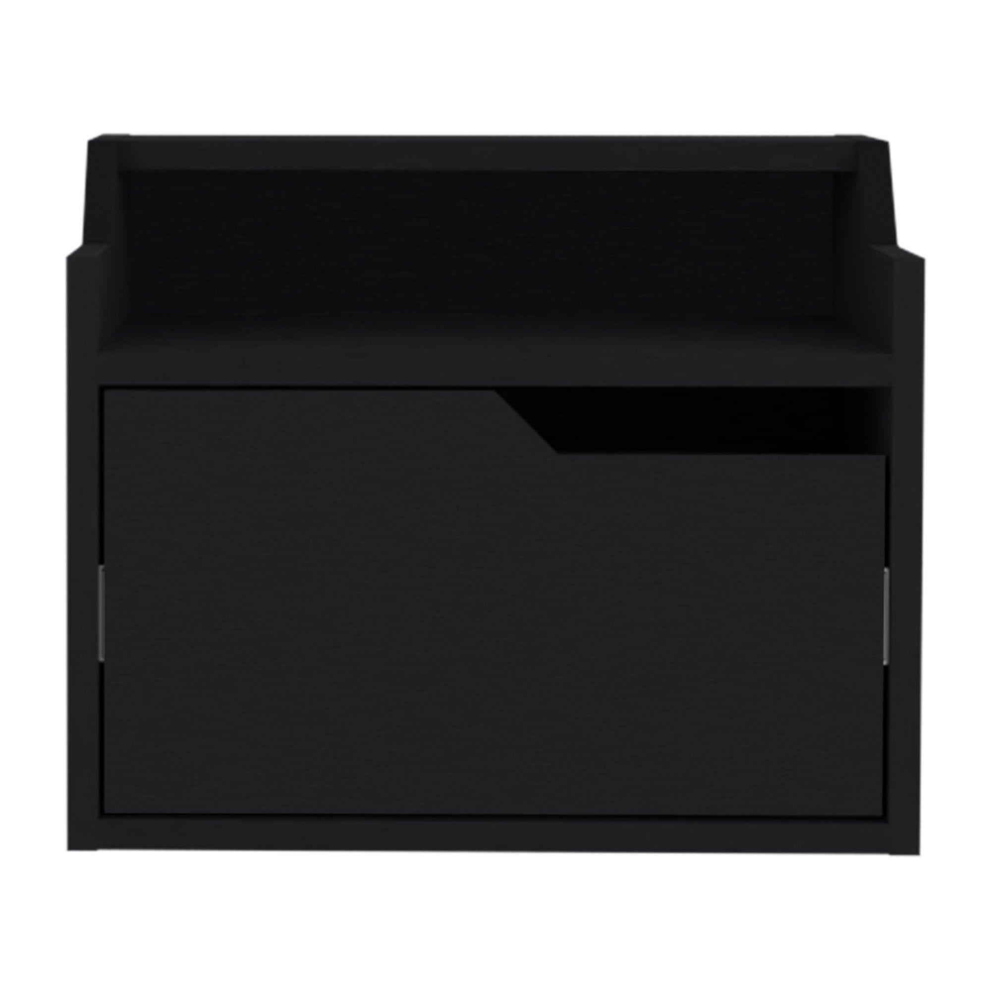 Velador Flotante 1 Cajon 33 X 40 X 34 Cm Negro-3