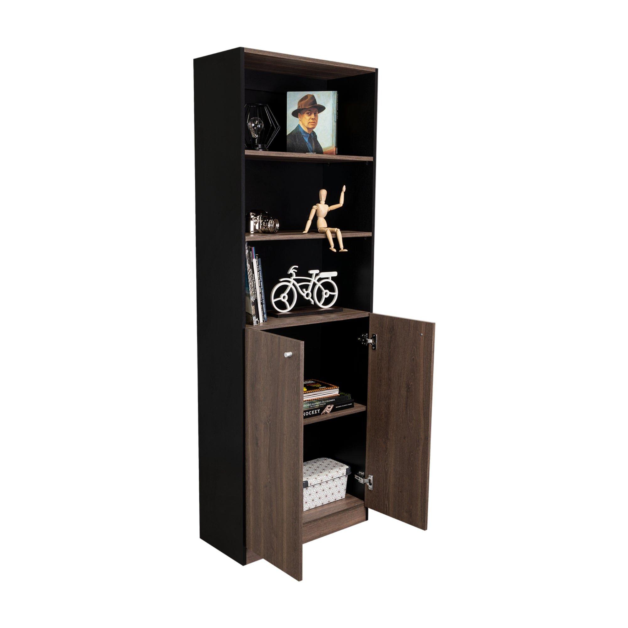 Estante Organizador De Libros 2 Puertas 180,6X62,8X29,9 Cm-2