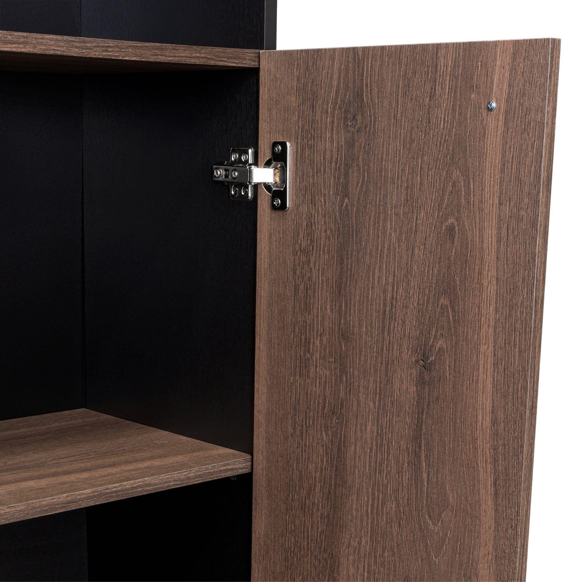 Estante Organizador De Libros 2 Puertas 180,6X62,8X29,9 Cm-5