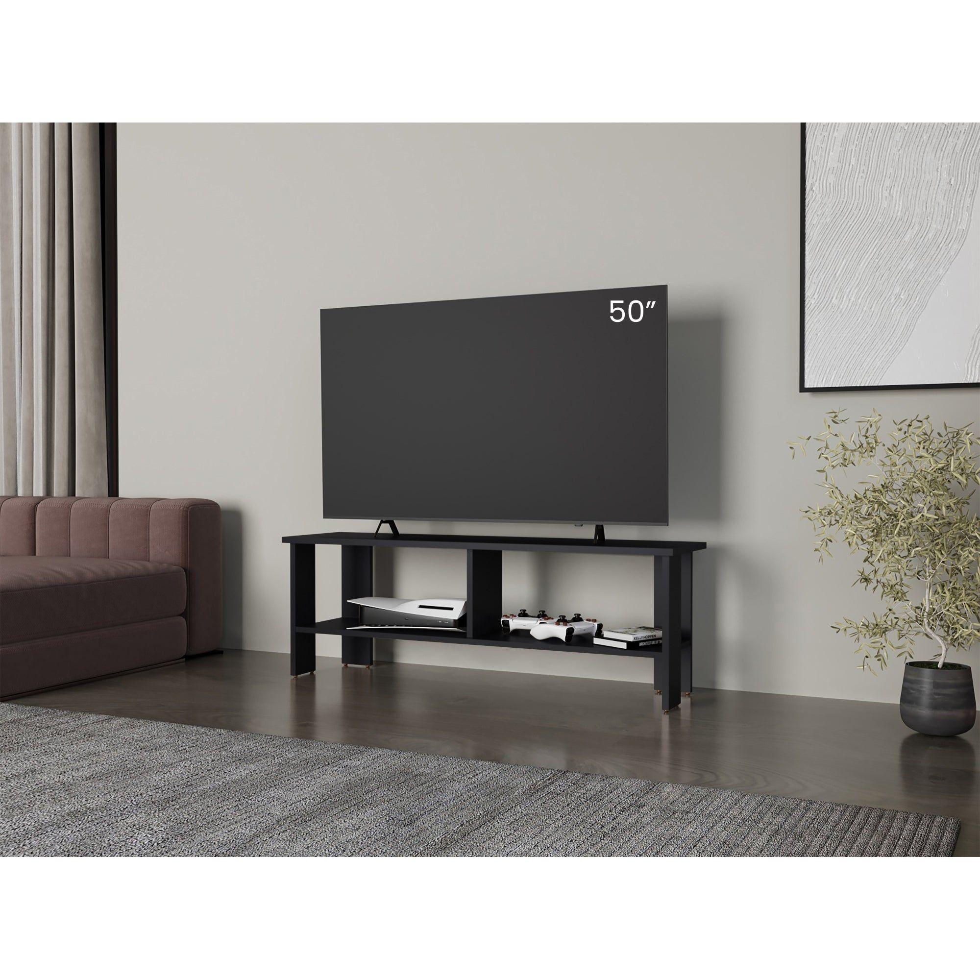 Rack Tv 65" 42,1X120,2X31 Cm Negro-4