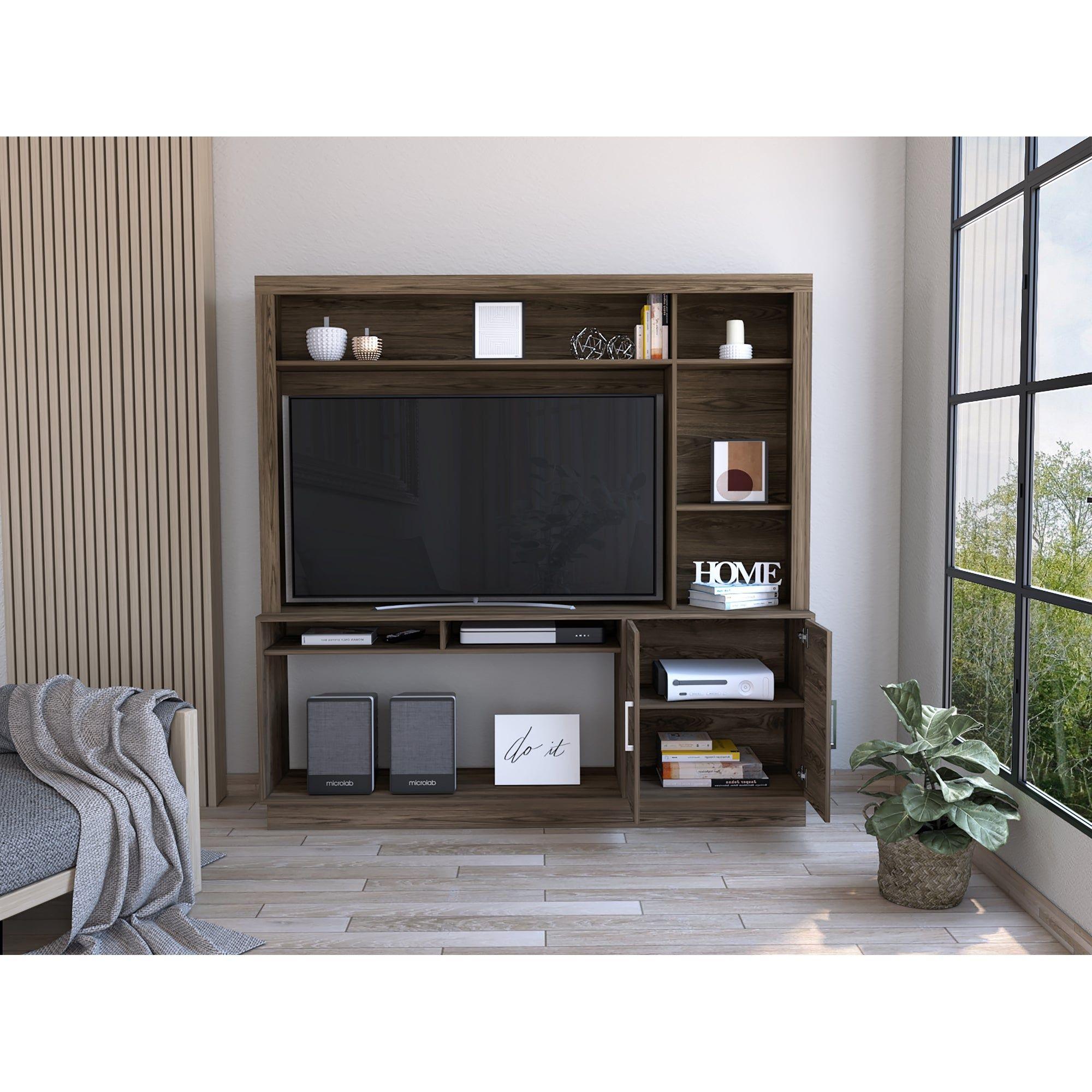 ESTANTE TV 55" FM-041C - CAFÉ OSCURO-5