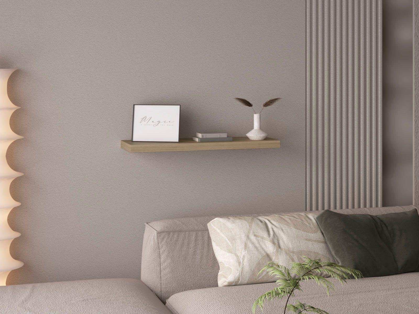 REPISA FLOTANTE 80x25x3,8 CM FM-041B X1 UNIDAD - BEIGE-4