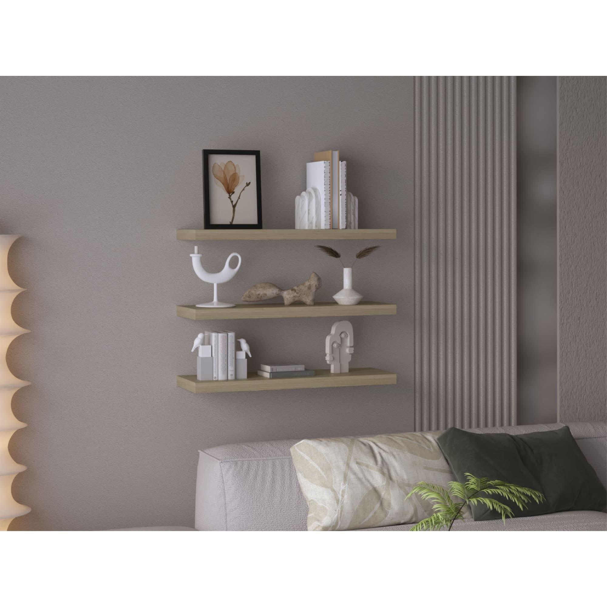 REPISA FLOTANTE 80x25x3,8 CM FM-041B X1 UNIDAD - BEIGE-6