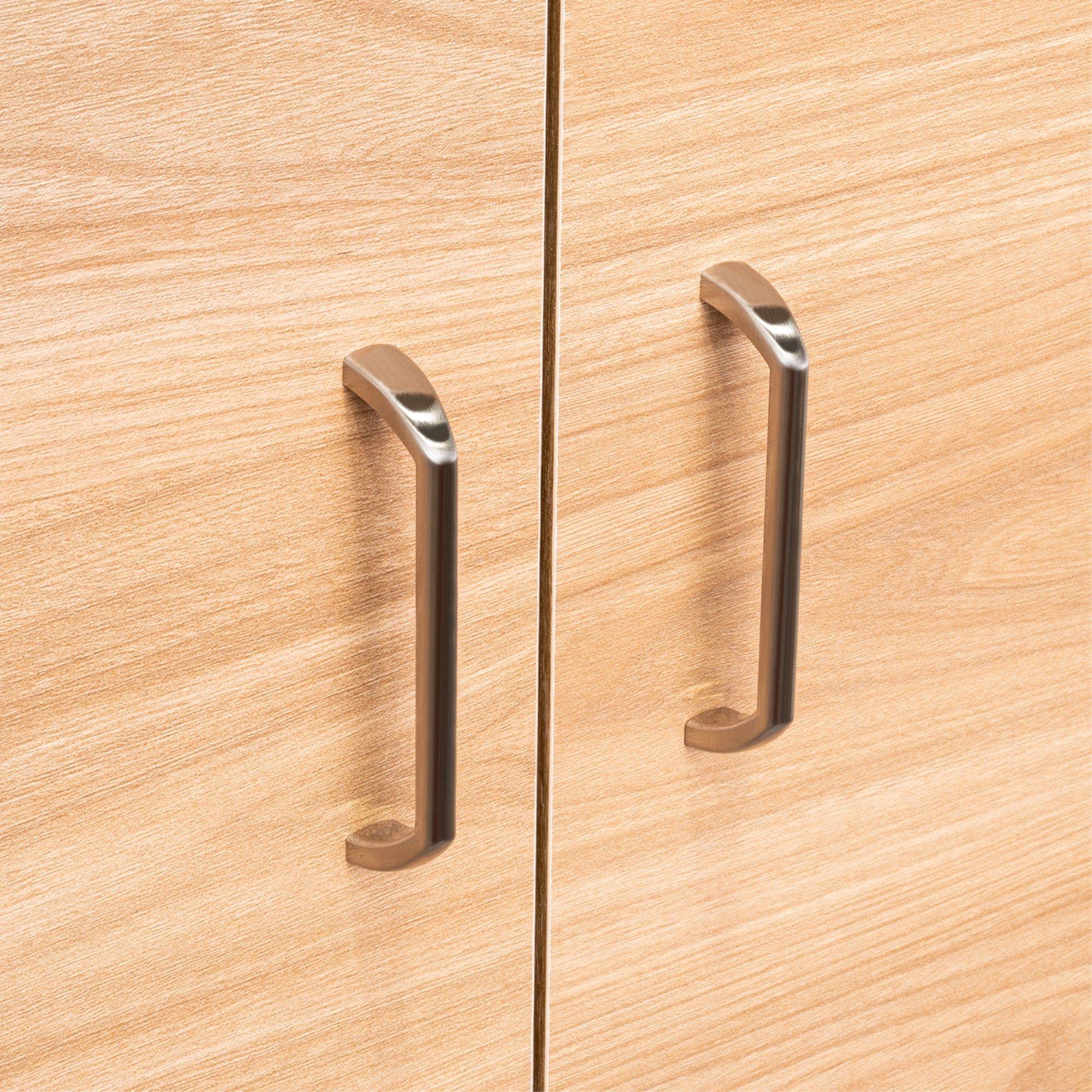 Mueble Despensa De Cocina 2 Puertas 160,7X70X36,3 Cm Café Claro-4