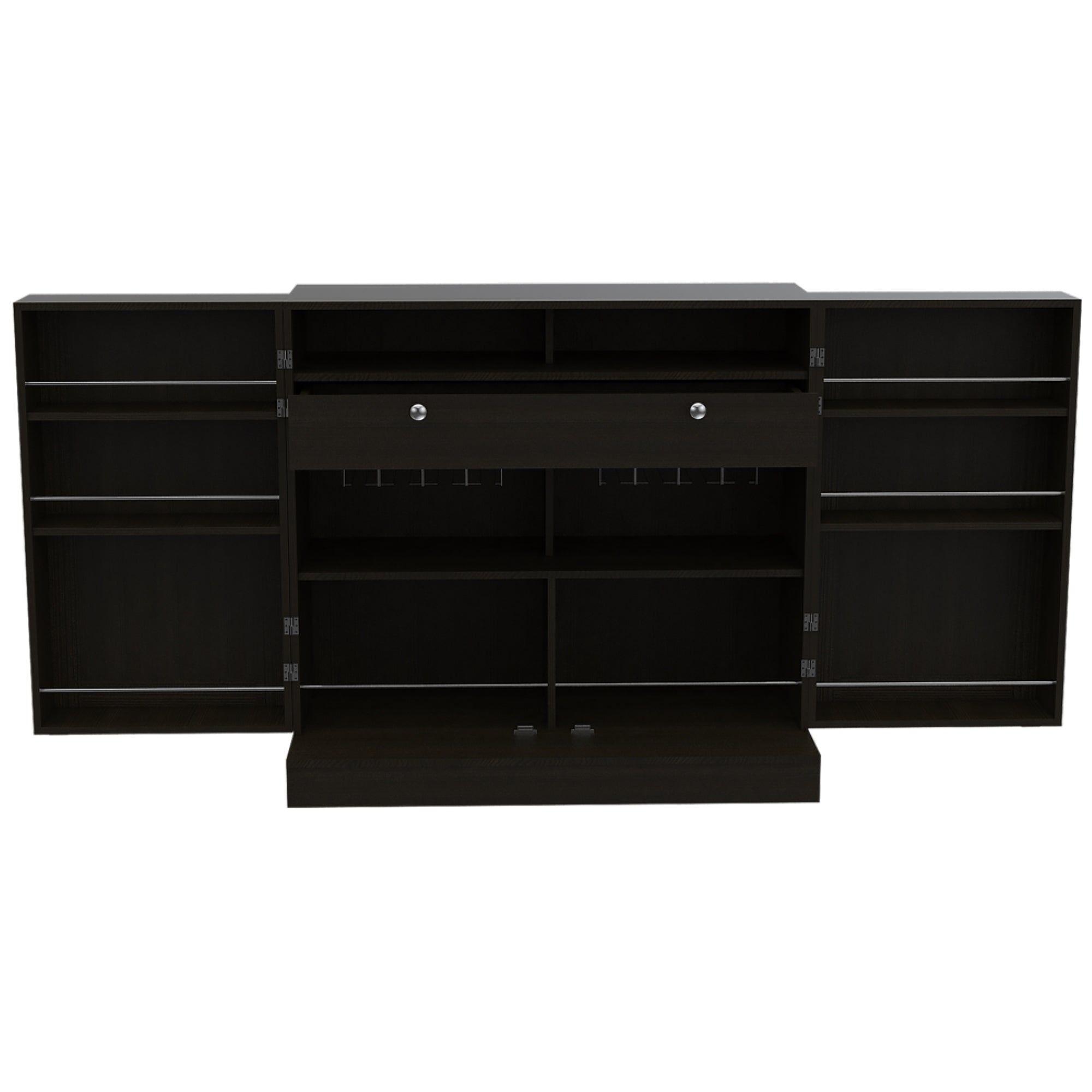 Bar Extensible 2 Puertas 1 Cajon Fm-011N Negro-4