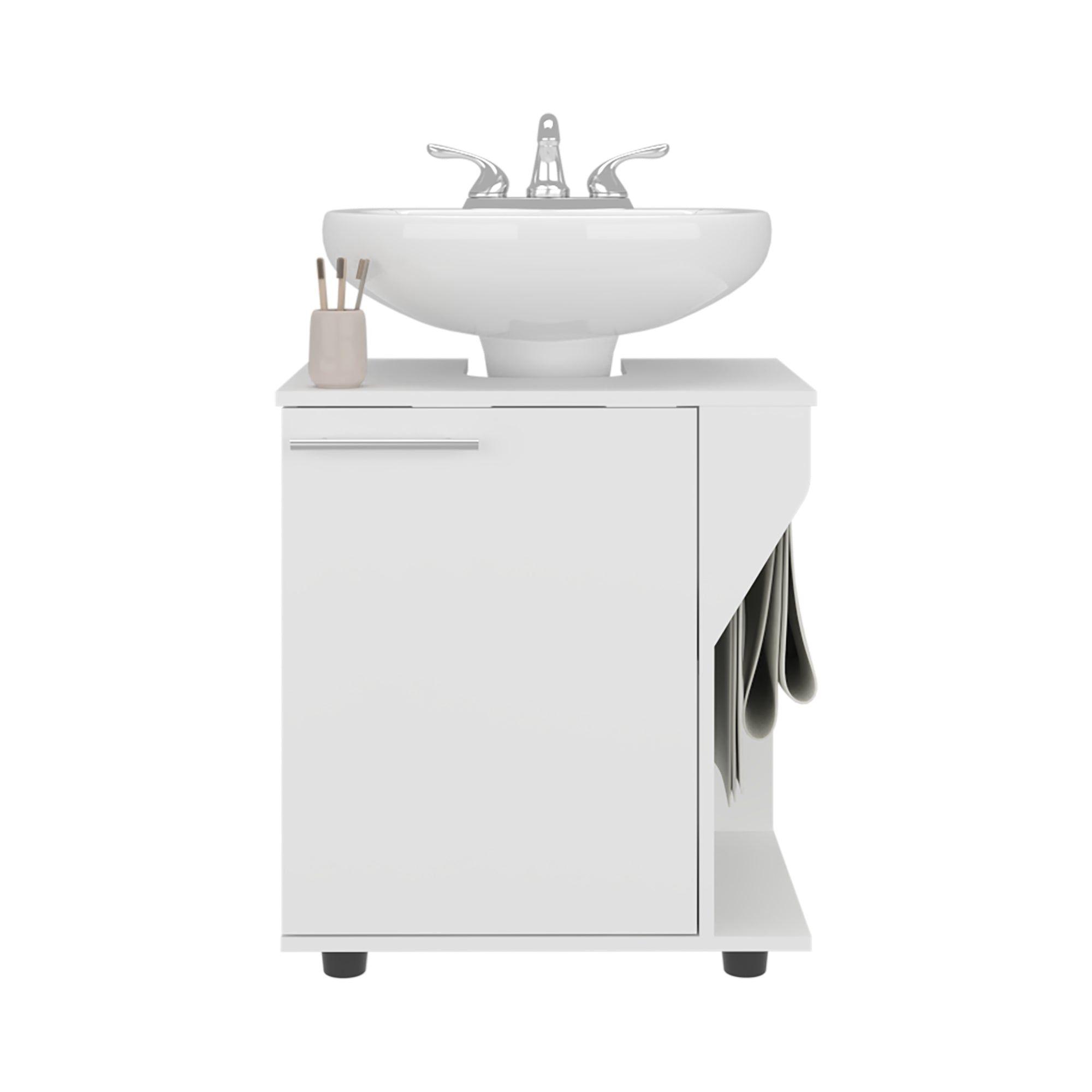 Mueble Para Lavamanos 1 Puerta Blanco-2
