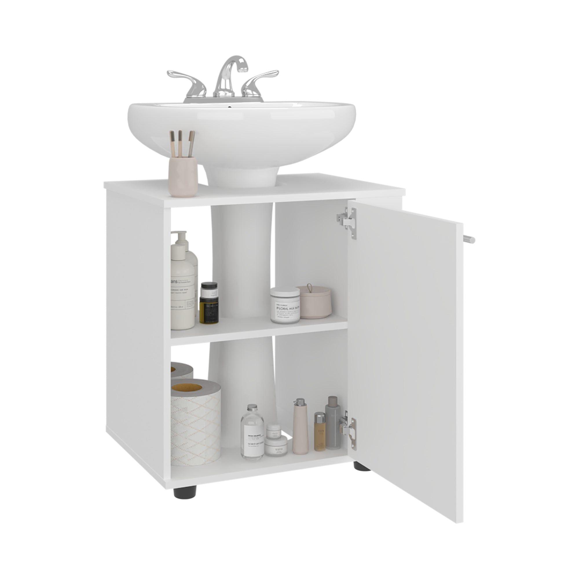 Mueble Para Lavamanos 1 Puerta Blanco-8