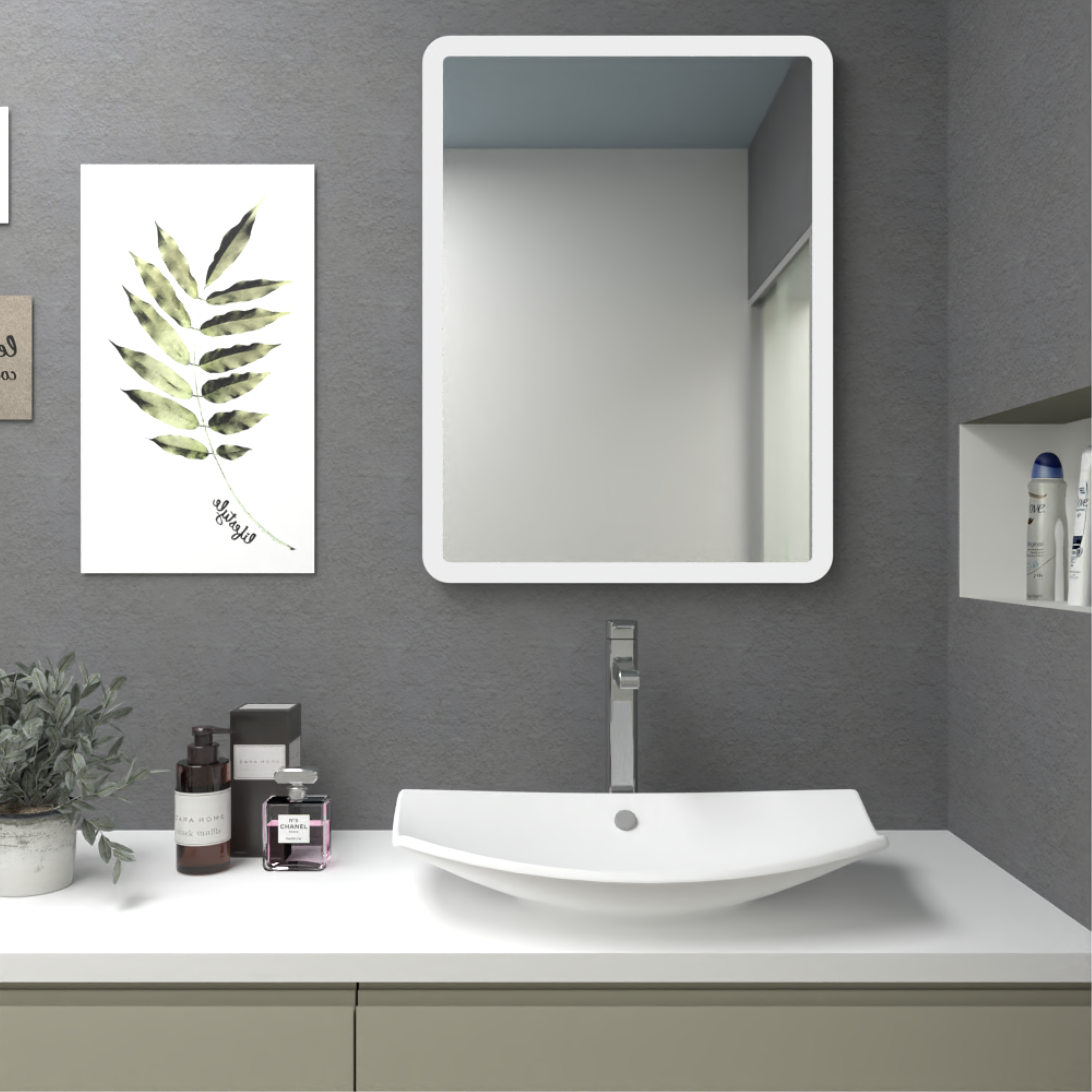 ESPEJO RECTANGULAR 60x80x1,9 CM FM-058-2