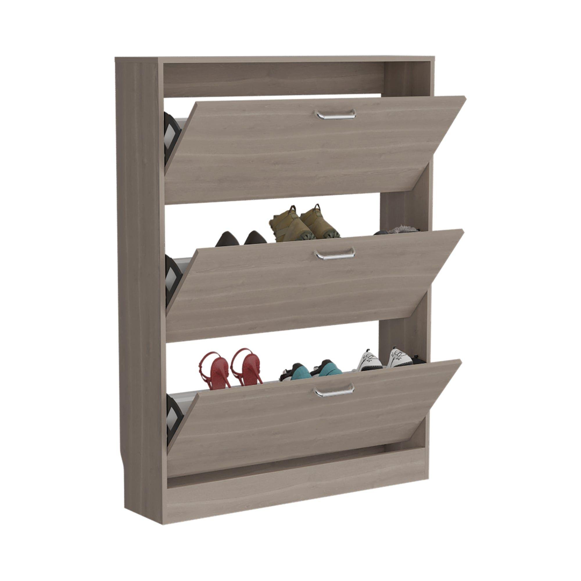 Mueble Zapatero 128,7X94,2X24 Cm Beige-2