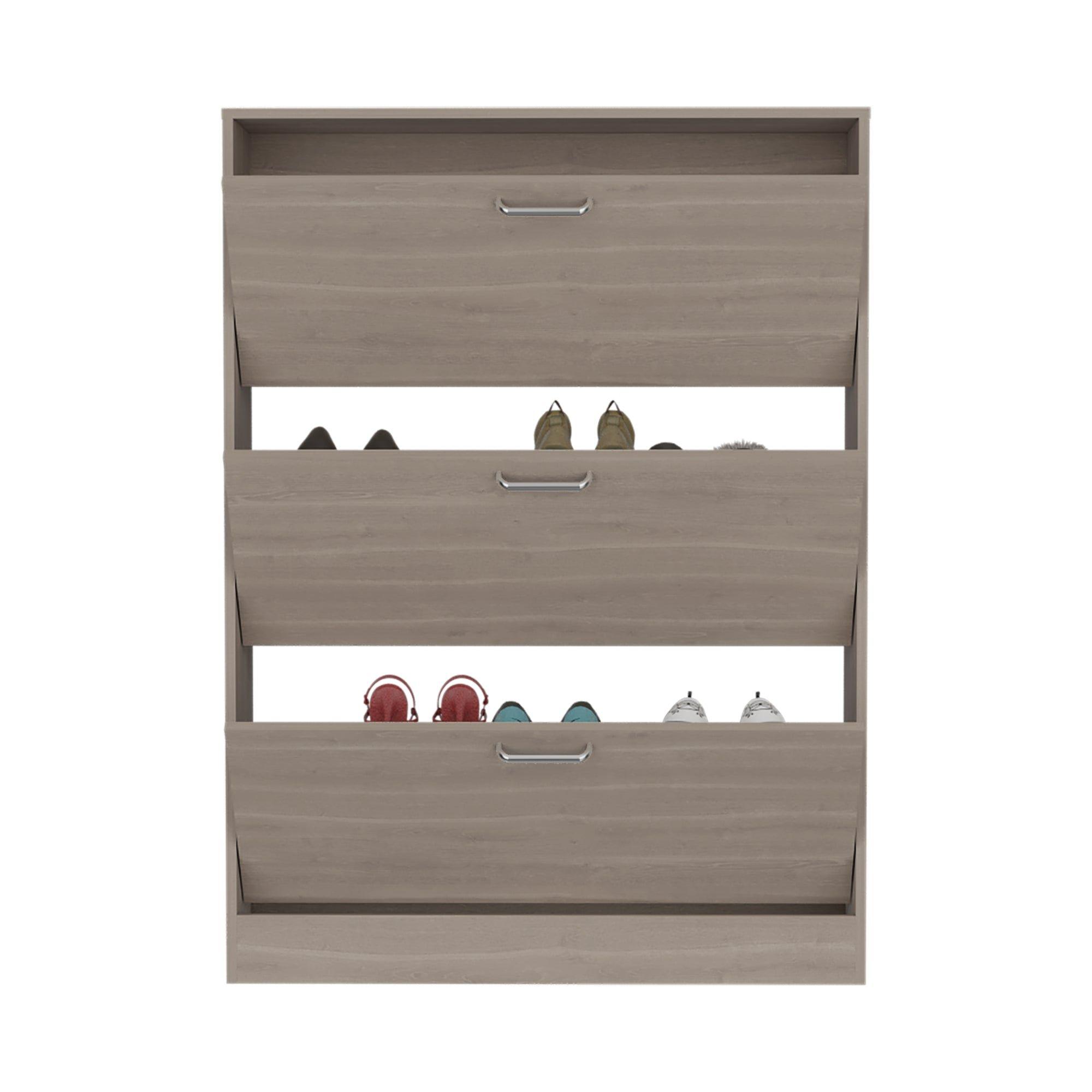 Mueble Zapatero 128,7X94,2X24 Cm Beige-3