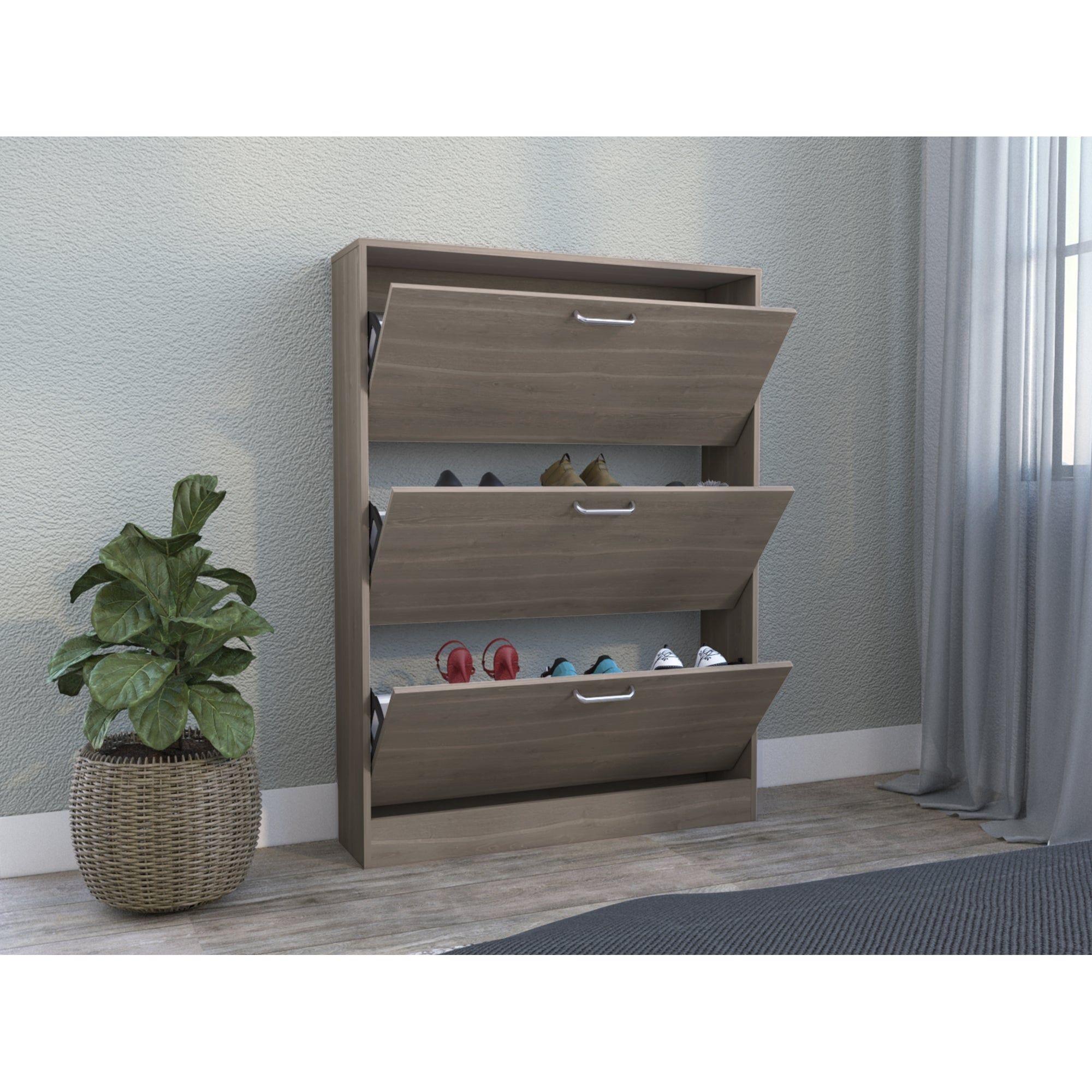 Mueble Zapatero 128,7X94,2X24 Cm Beige-6