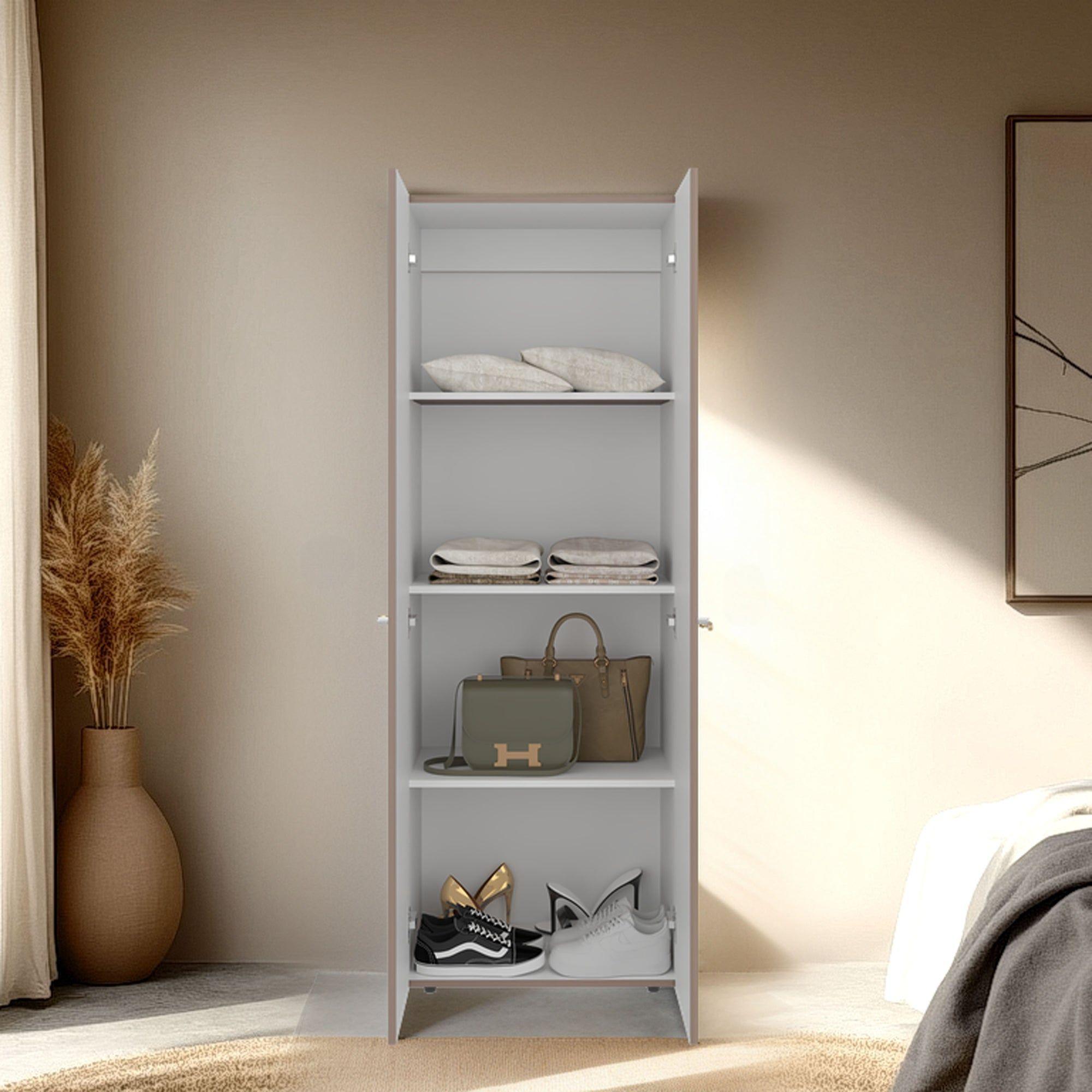 Closet 2 Puertas 170X60X40,2 Cm Beige-5