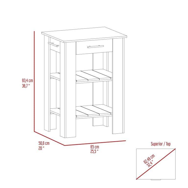 ISLA DE COCINA 1 CAJON FM-006N NEGRO-6
