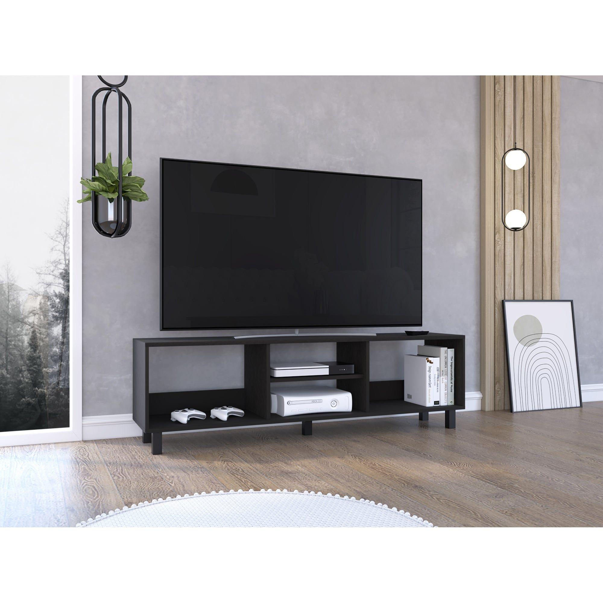 RACK TV 70" MULTIUSOS FM-042N - NEGRO-4