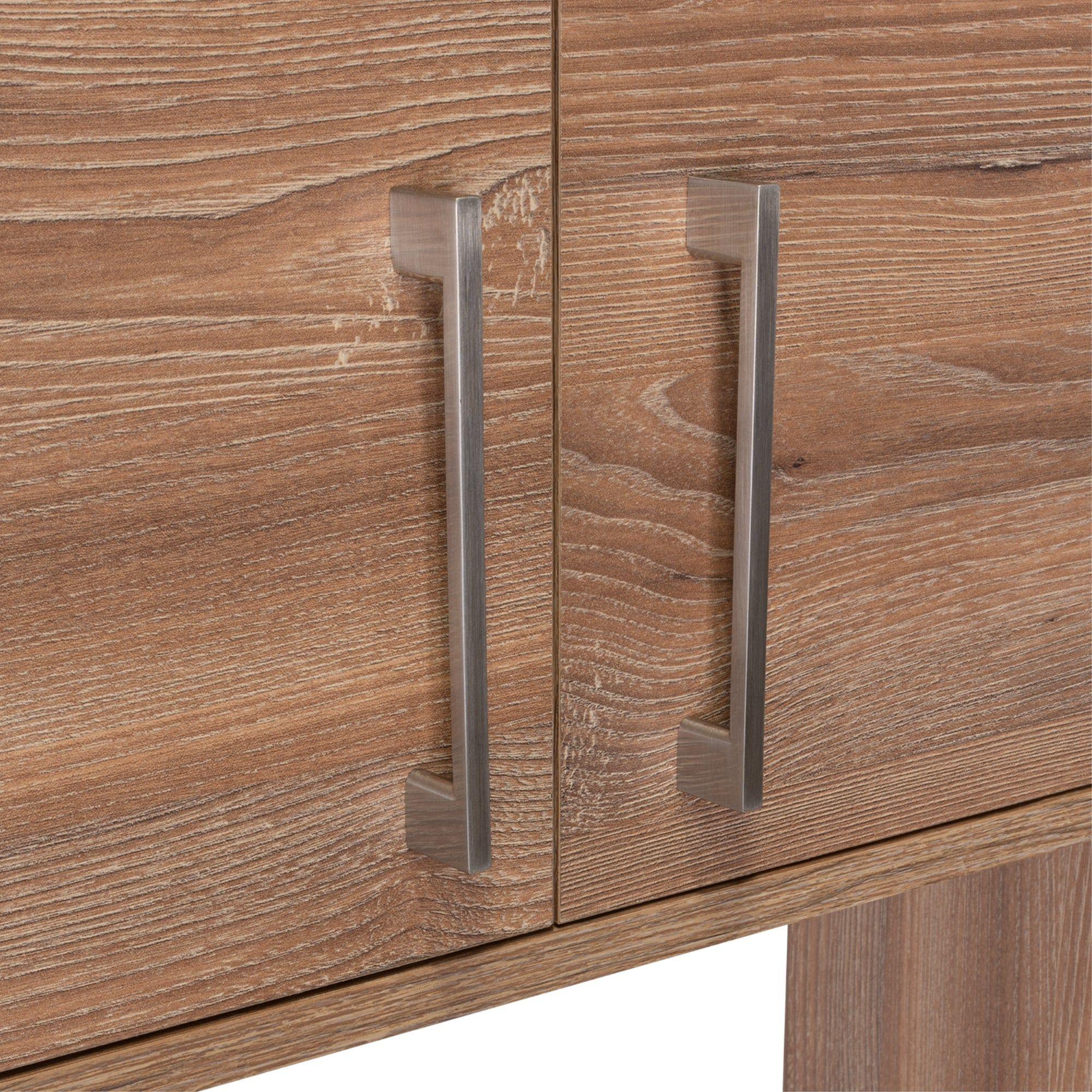 Estante De Baño 160X63X25,5 Cm 2 Puertas Café Claro-6