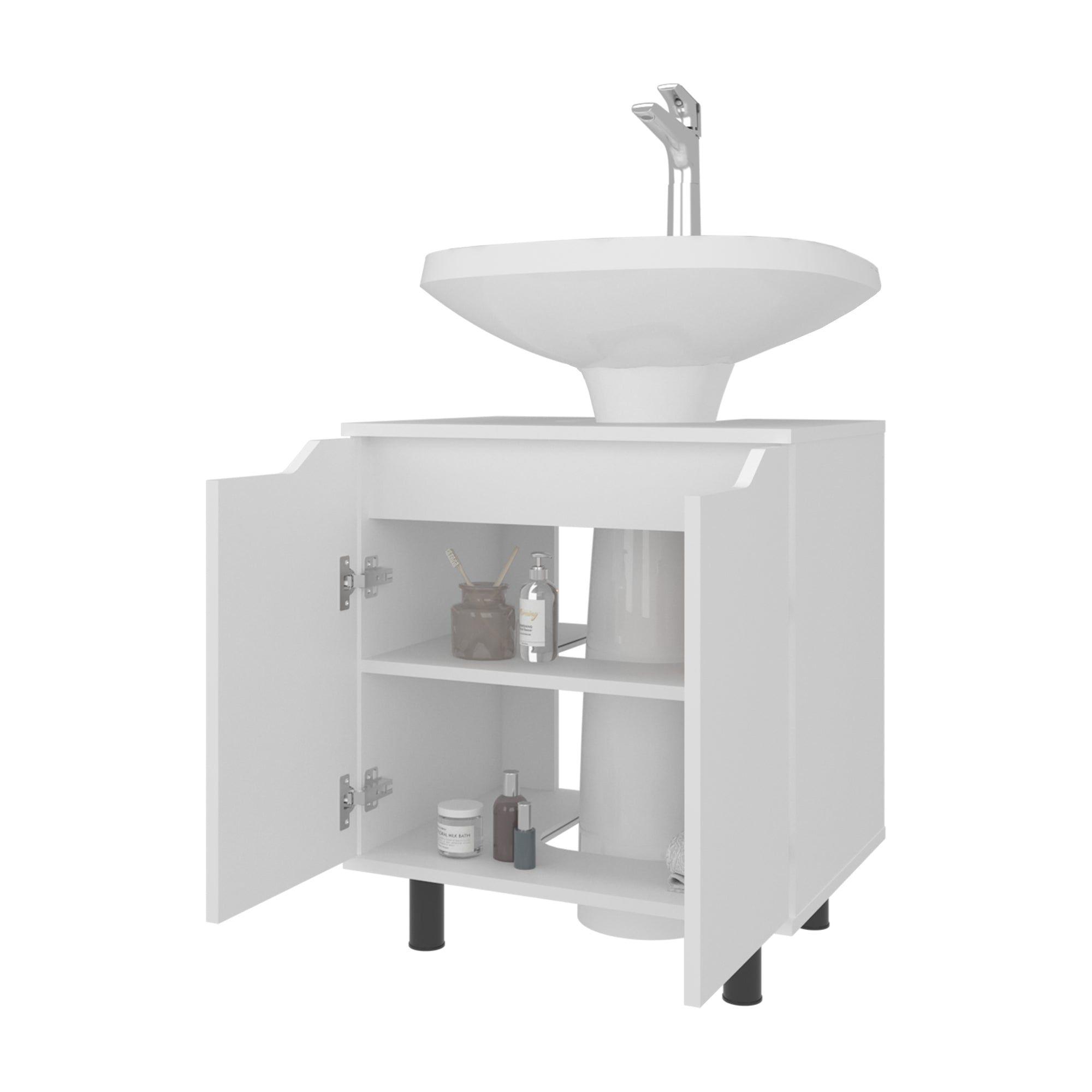 Mueble Para Lavamanos 2 Puertas Blanco-3