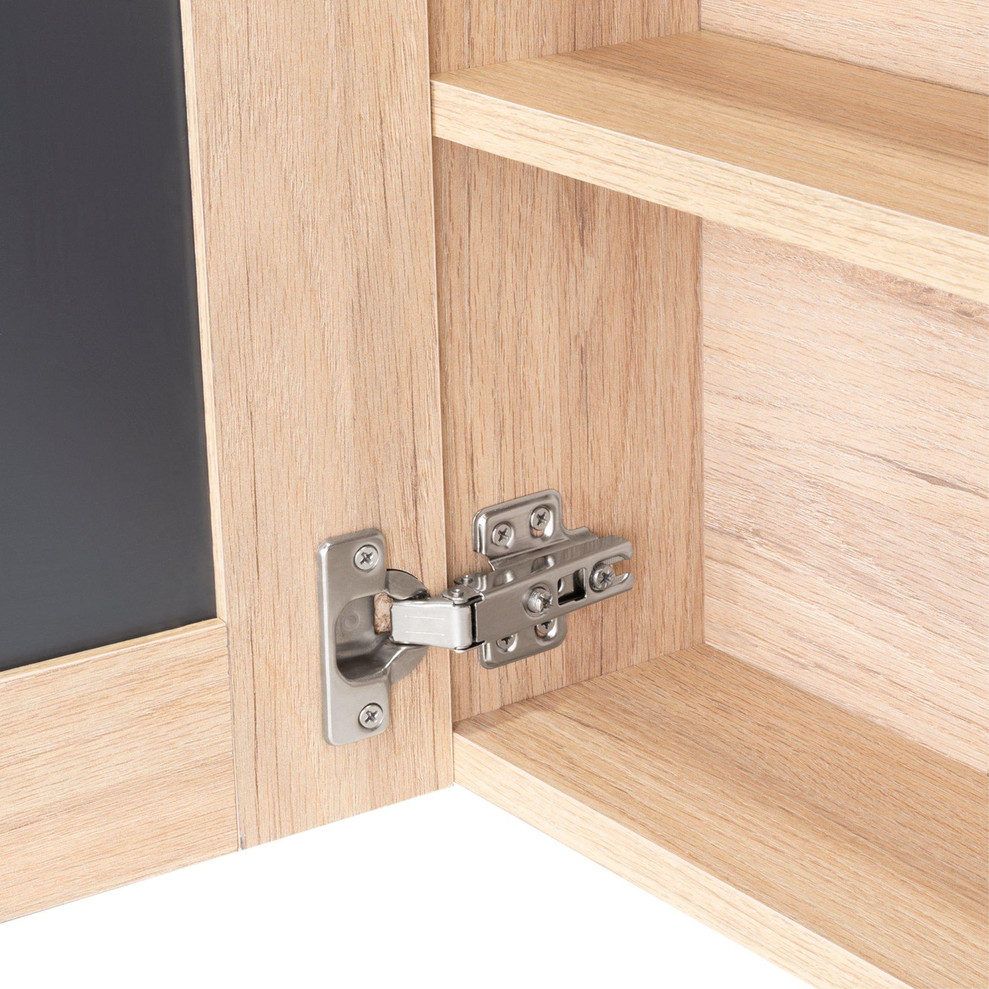 Botiquin 1 Puerta 40X55X12.1 Cm Café Claro-4