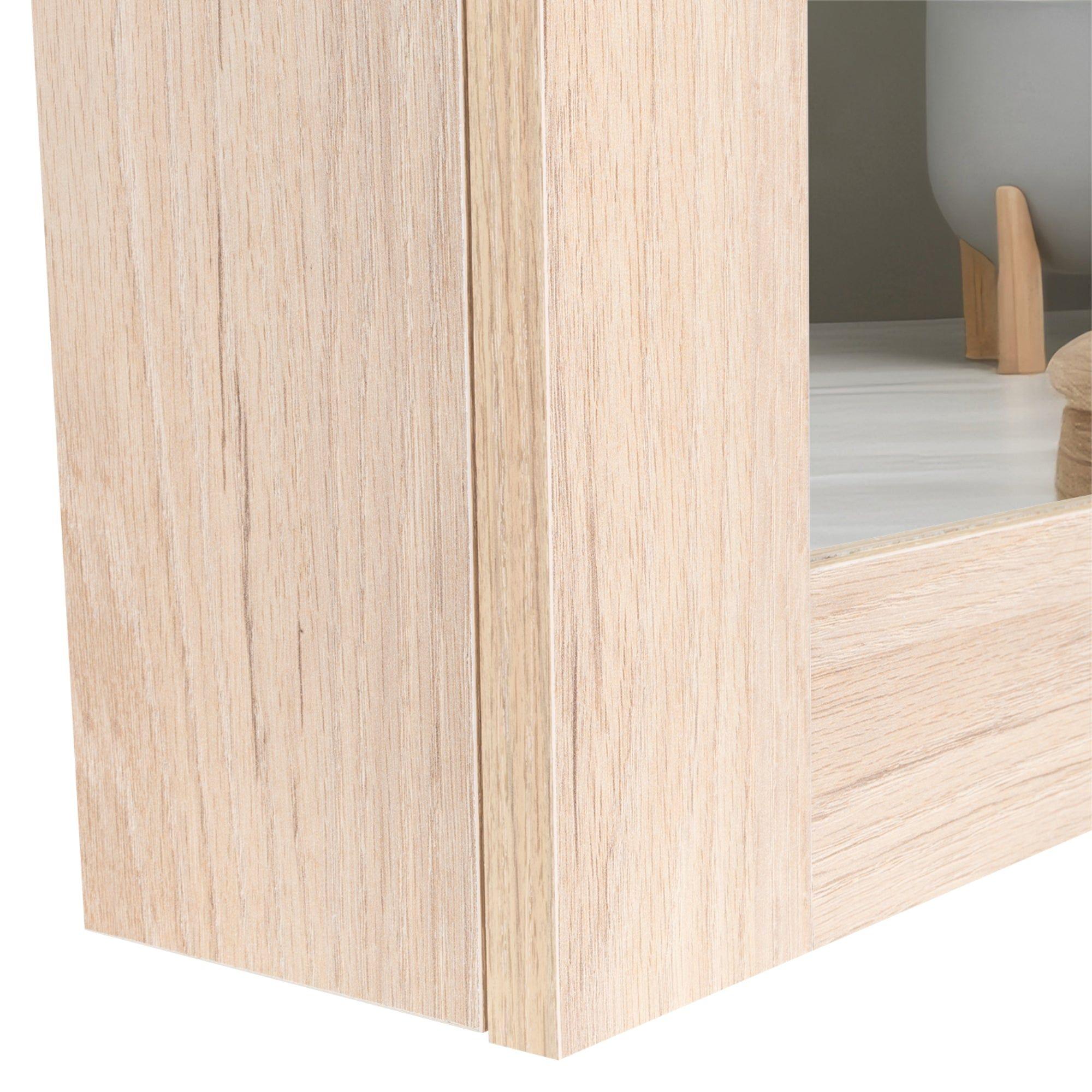 Botiquin 1 Puerta 40X55X12.1 Cm Café Claro-5