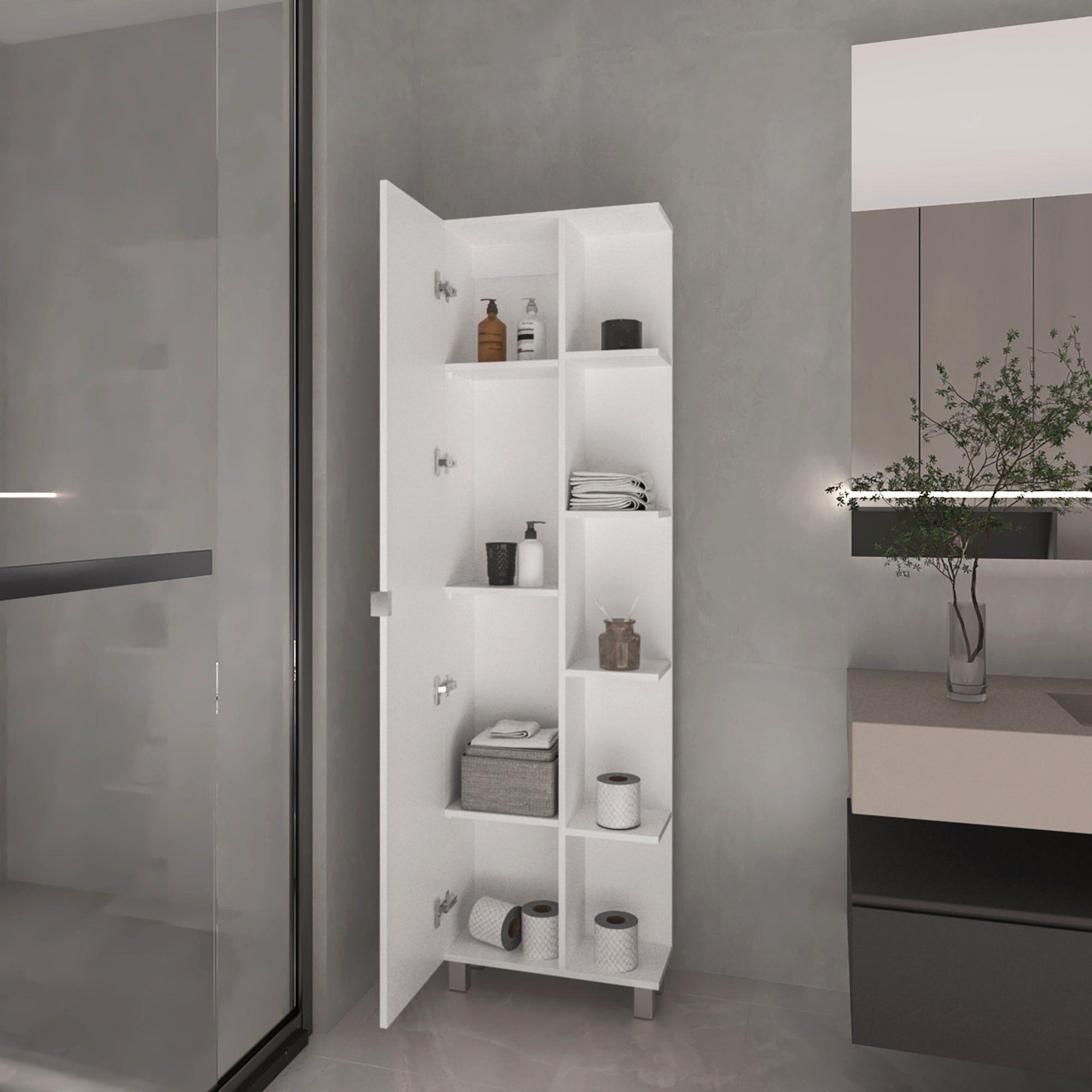 ESTANTE ORGANIZADOR BAÑO 9 REPISAS FM-002B - BLANCO-5