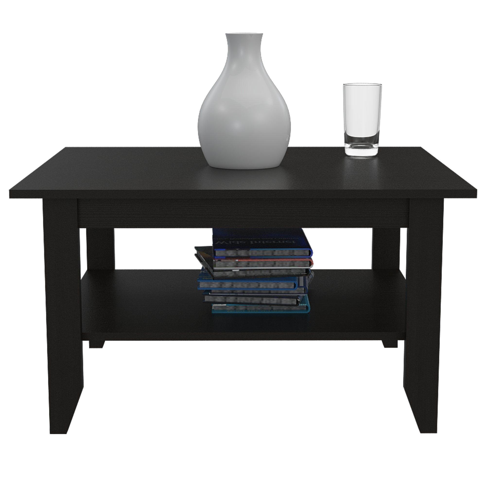 MESA DE CENTRO 1 ESTANTE FM-004N NEGRO-3