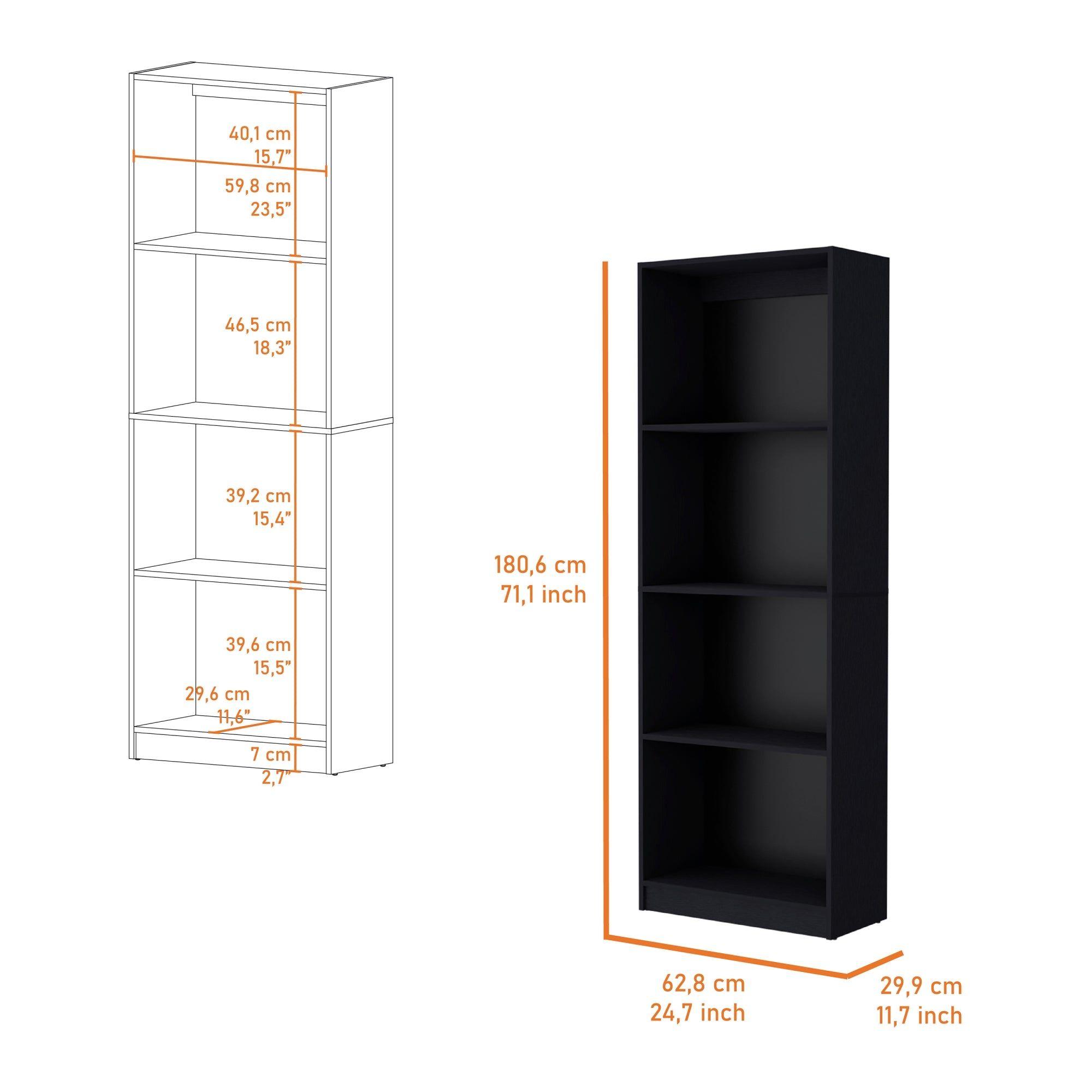 ESTANTE 4 REPISAS FM-017N NEGRO-6